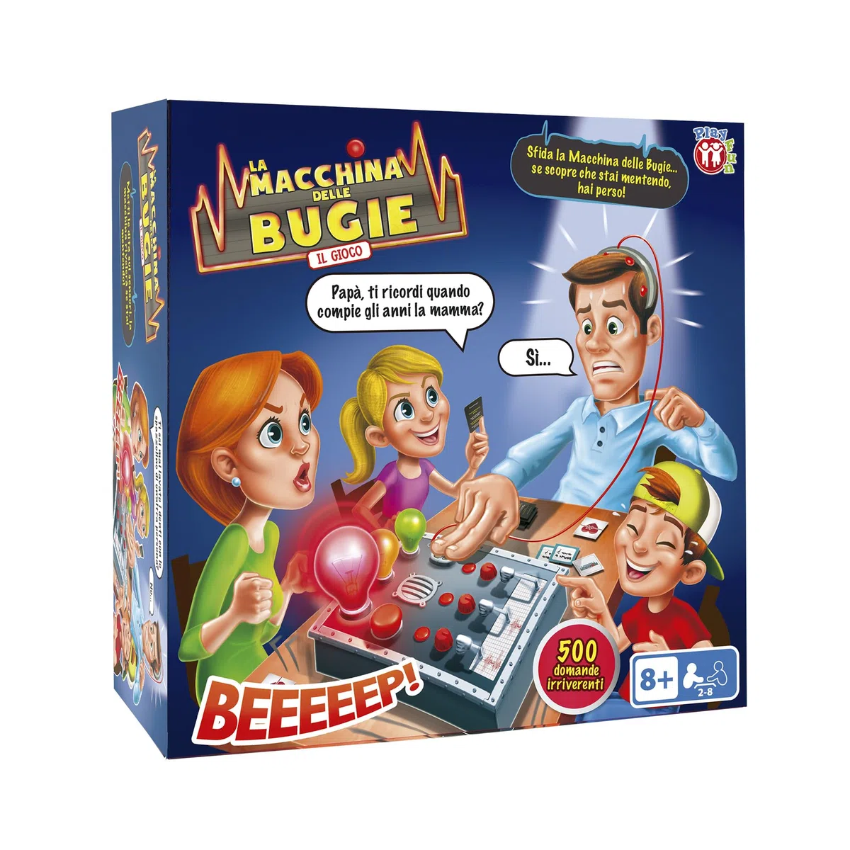 PLAY FUN BY IMC TOYS Macchina delle Bugie (in Italiano), Gioco Bugie e Verità, Gioco da Tavolo per Bambini e Adulti da 8 Anni in Su
