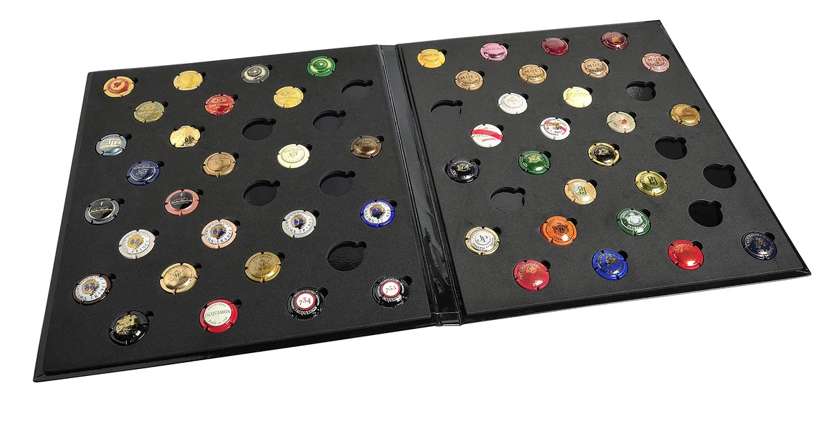 Exacompta 96110E Album da Collezione per 64 Capsule di Champagne - 29x32,5 cm