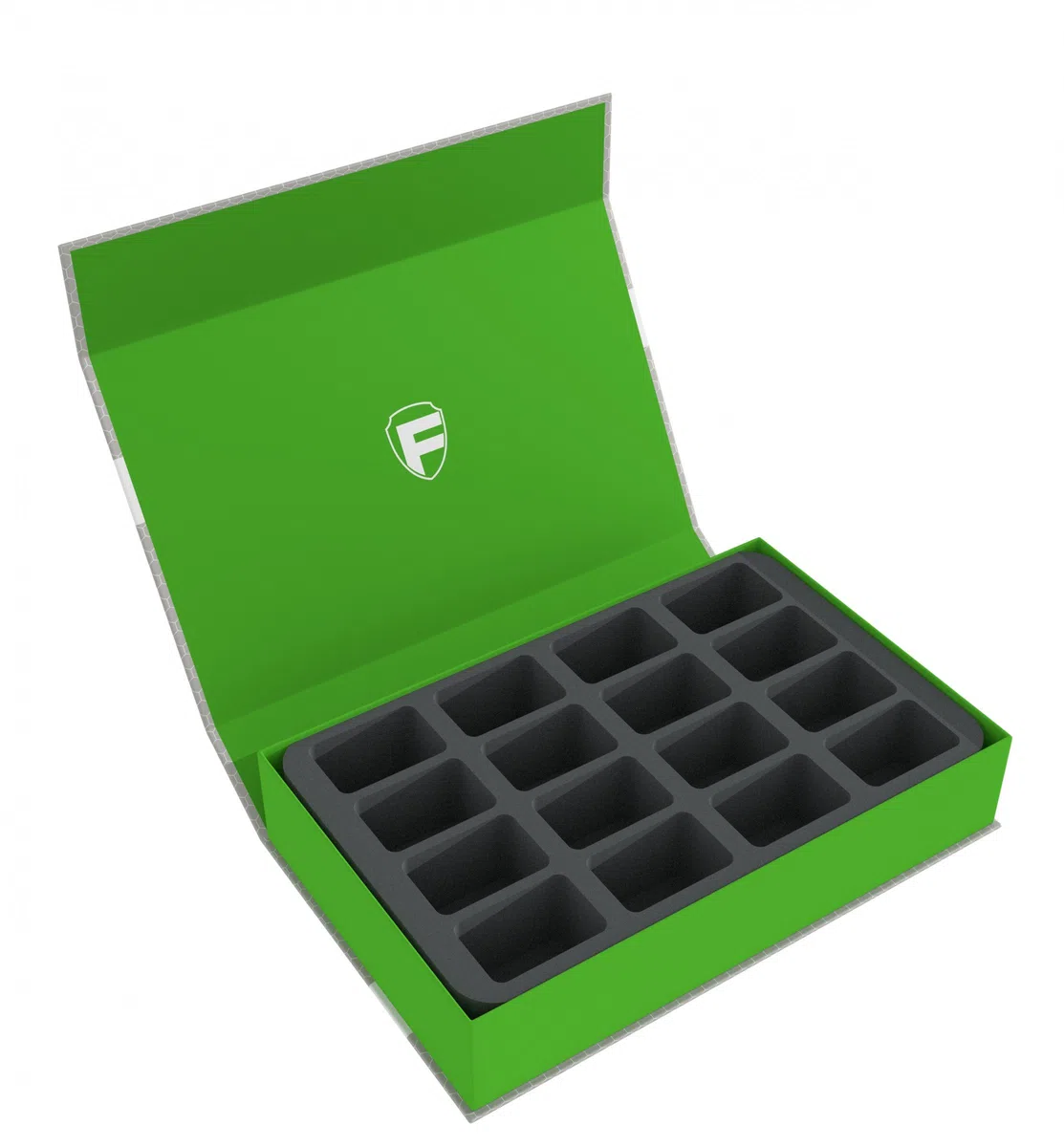 Feldherr Magnetic Box Verde Compatibile con 16 Miniature di Ciotole di Sangue - Edizione 2016