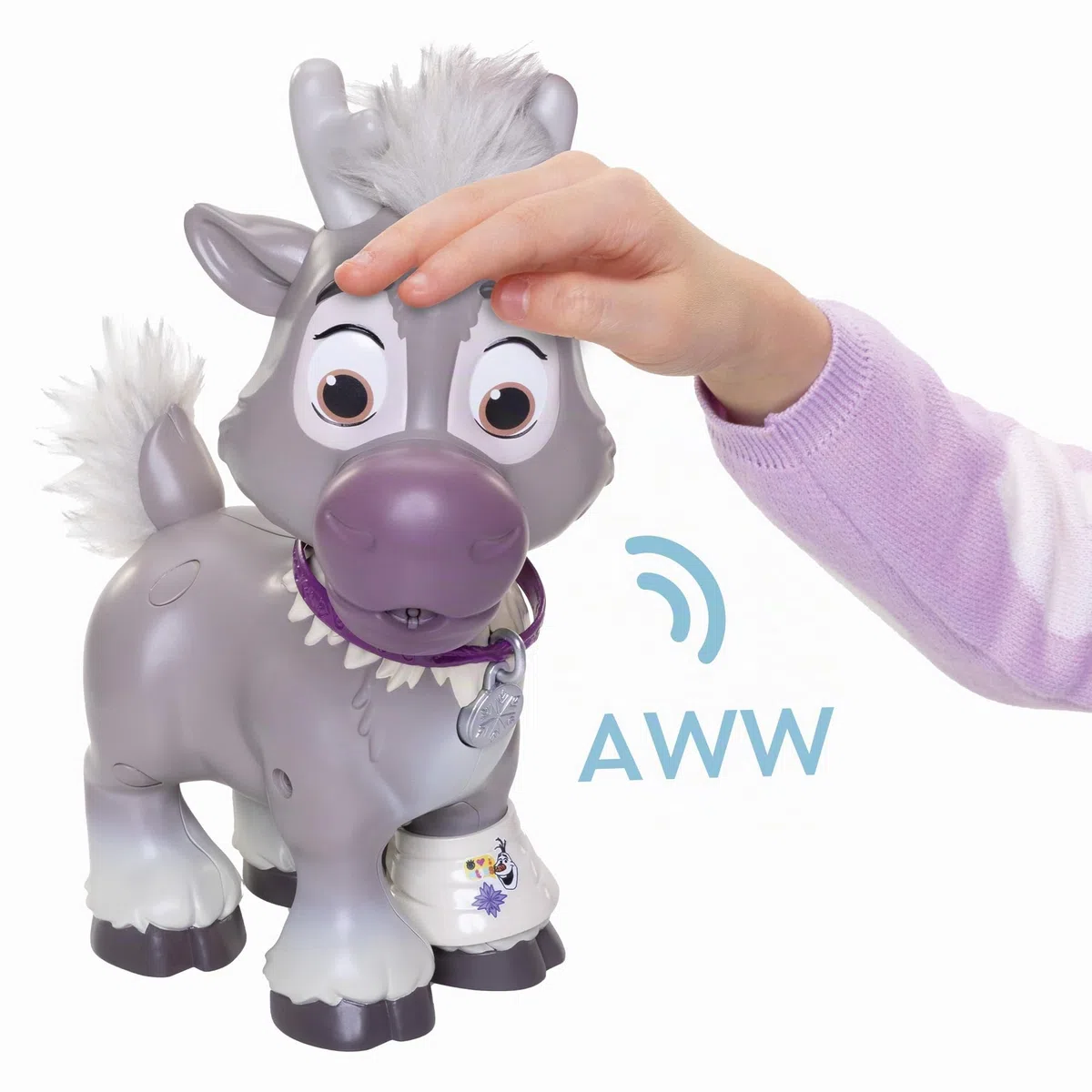 Disney Frozen Frozen Sven Care Kit con Accessori - Alto 22 cm, Include Borsa da Viaggio e Set del Dottore, Dai 3 Anni in su, Batterie incluse