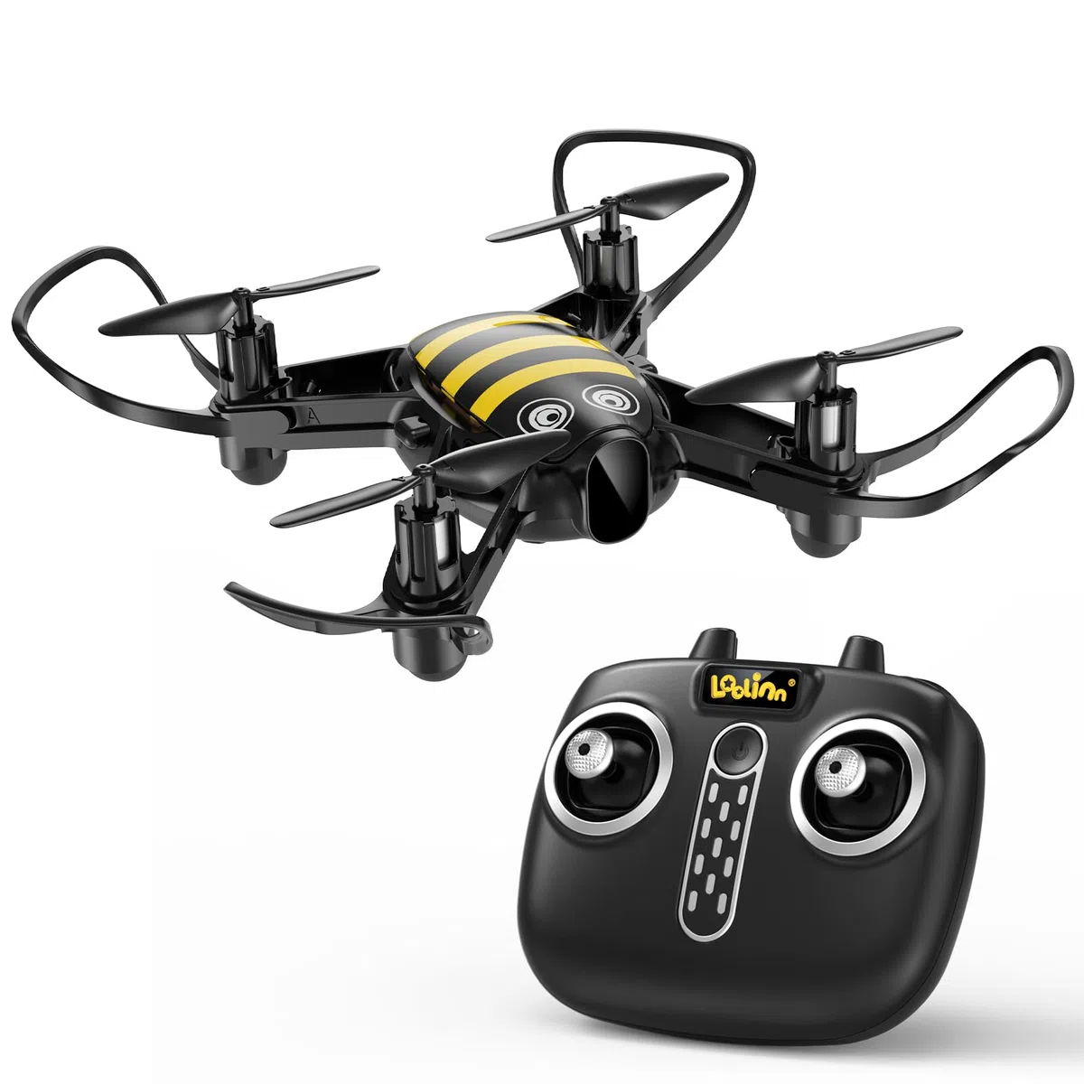 Loolinn | Drone per Regalo a Bambini - Design Divertente, Facile da Pilotare, Sicuro per Bambini, Acrobazie a 360°, Hub di Ricarica e Due Batterie Incluse (Idee Regalo)