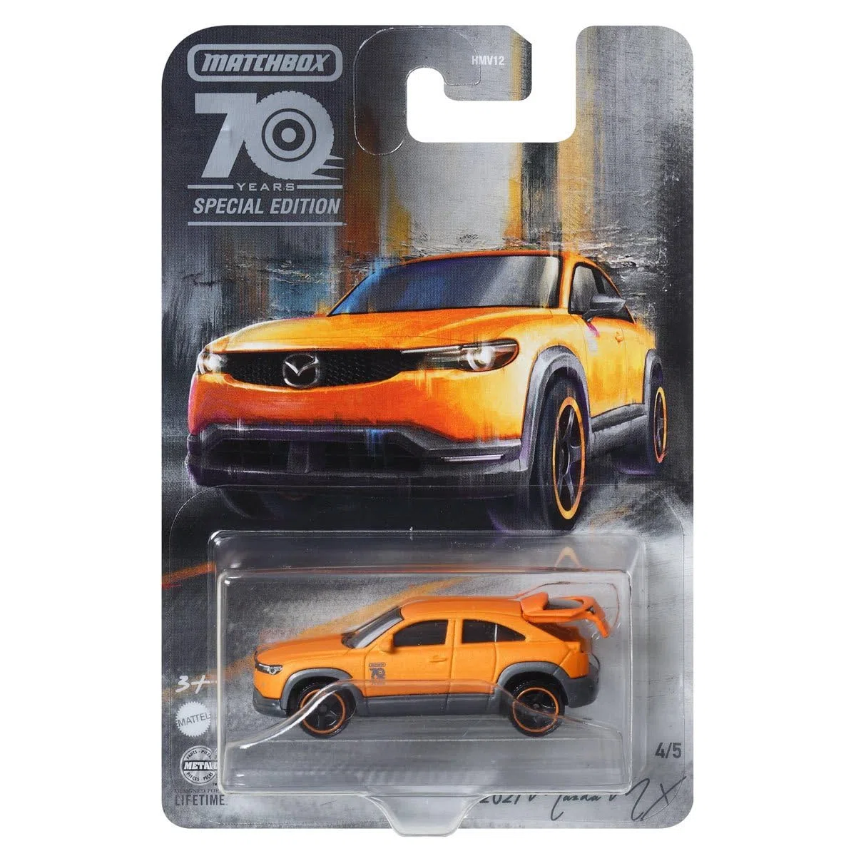 Matchbox 2023 70th Anniversary Special Edition Moving Parts Set completo con 5 veicoli pressofusi di HMV12-956A Release