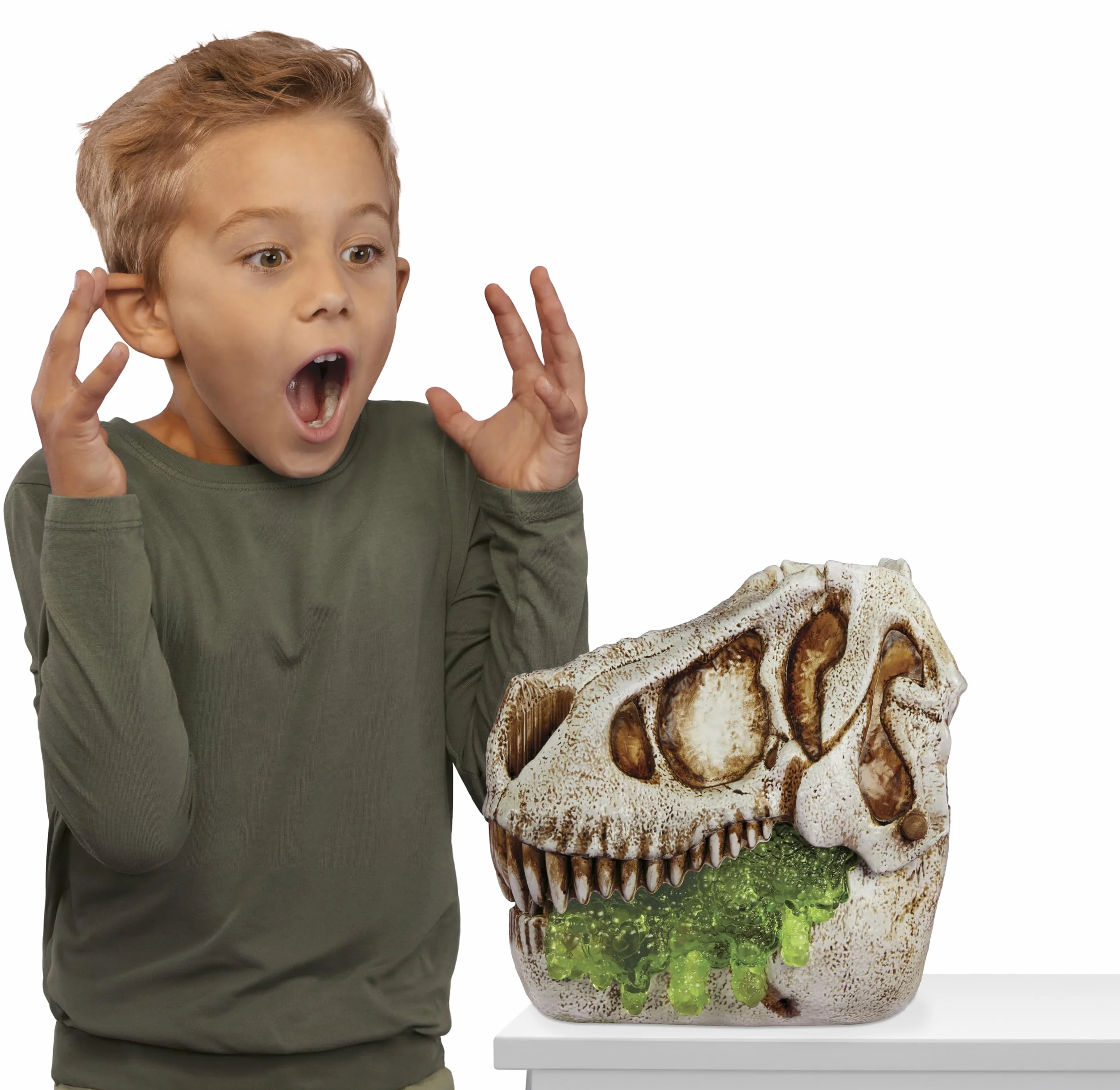 MGA Entertainment Gross-a-Saurus GrossMos Flying Dinosauro Blu - Giocattoli Interattivi con Dinosauri per Bambini e Bambine, Collezionisti. Età 6+