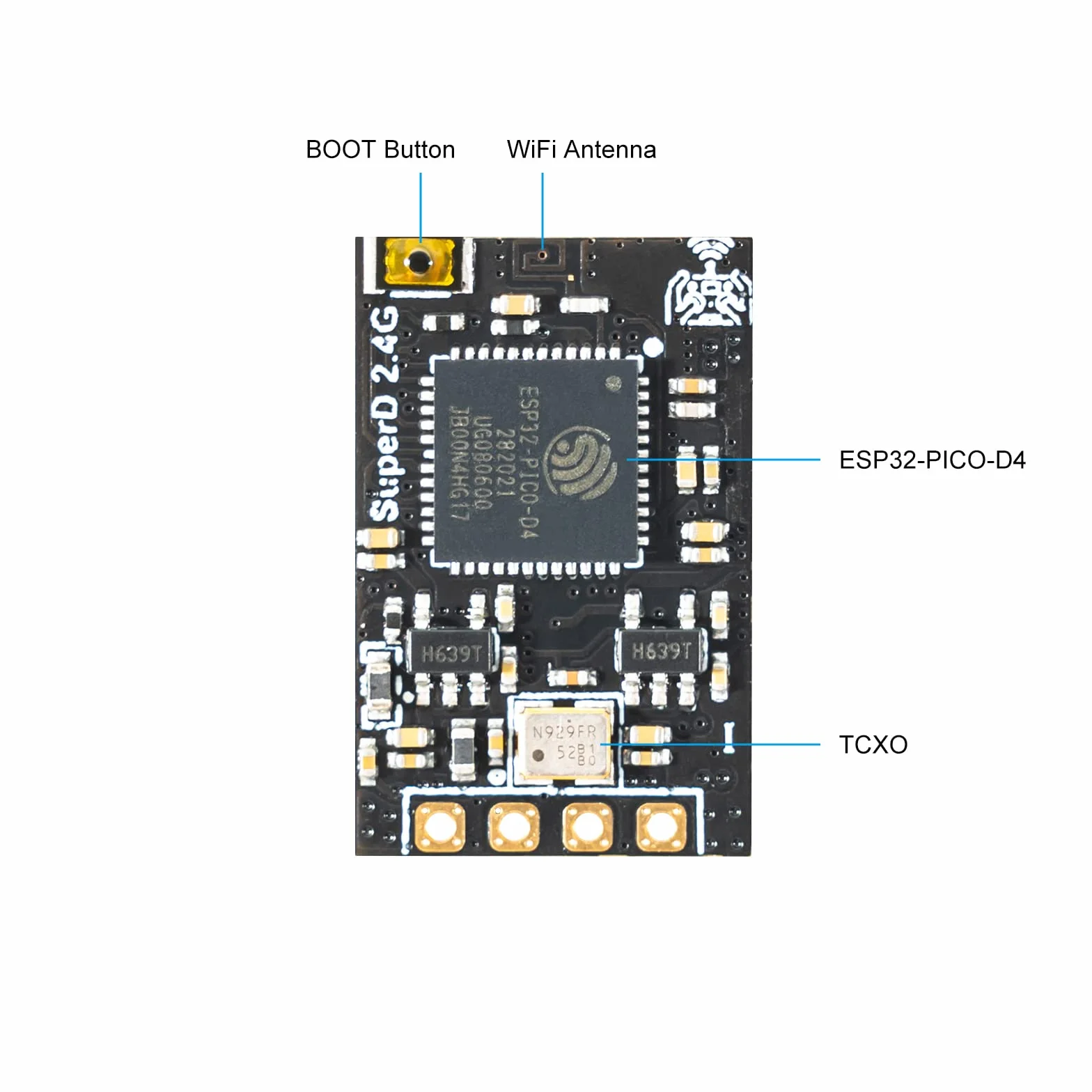 BETAFPV SuperD ELRS Diversity Receiver with Dual Receiver Chains 2 Antennas TXCO Tech Support CRSF Protocol for FPV Drone Fixed-Wing Aircraft Long Range Flying Aerial Photography FPV Freestyle Tricks