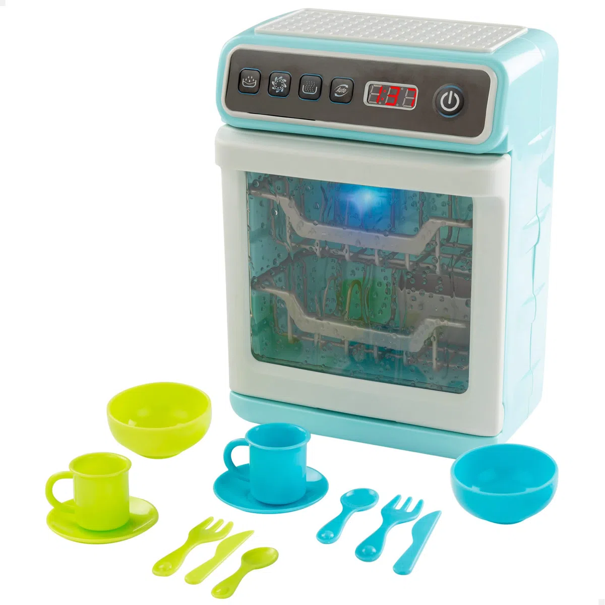 COLORBABY Play- Lavastoviglie Giocattolo con Luce e Suono per Bambini, elettrodomestici Giocattolo, lavastoviglie per Bambini, Mini lavastoviglie (46900)