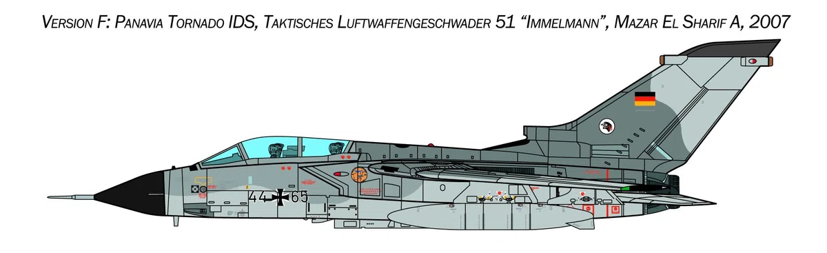 Italeri 35107 Tornado GR.1/IDS Gulf War War Thunder Edition, scala 1:48, Plastic Model Kit/Modello in plastica da montare