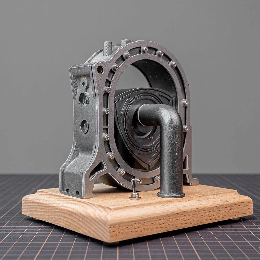 Kit di montaggio meccanico funzionale in metallo con motore rotativo Wankel a 4 tempi, costruisci il tuo motore, ingegneria educativa per gli appassionati di scienze fisiche STEM