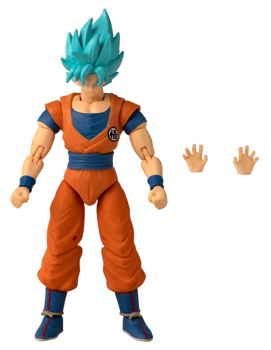 Dragon Ball Super Bandai Figura Dragon Stars 17 cm Super Saiyan Blue Goku - Licenza Ufficiale Dragon Ball - Figura articolata Goku - Giocattolo per Bambini dai 4 anni in su - Action Figure - 36780