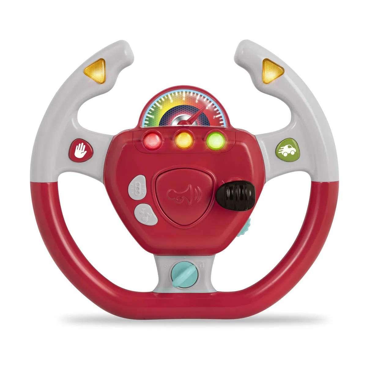 Battat - Orientato alla sterzatura - Volante interattivo - Auto giocattolo portatile - Giochi e canzoni per bambini - Viaggio in macchina per bambini - 2 anni +
