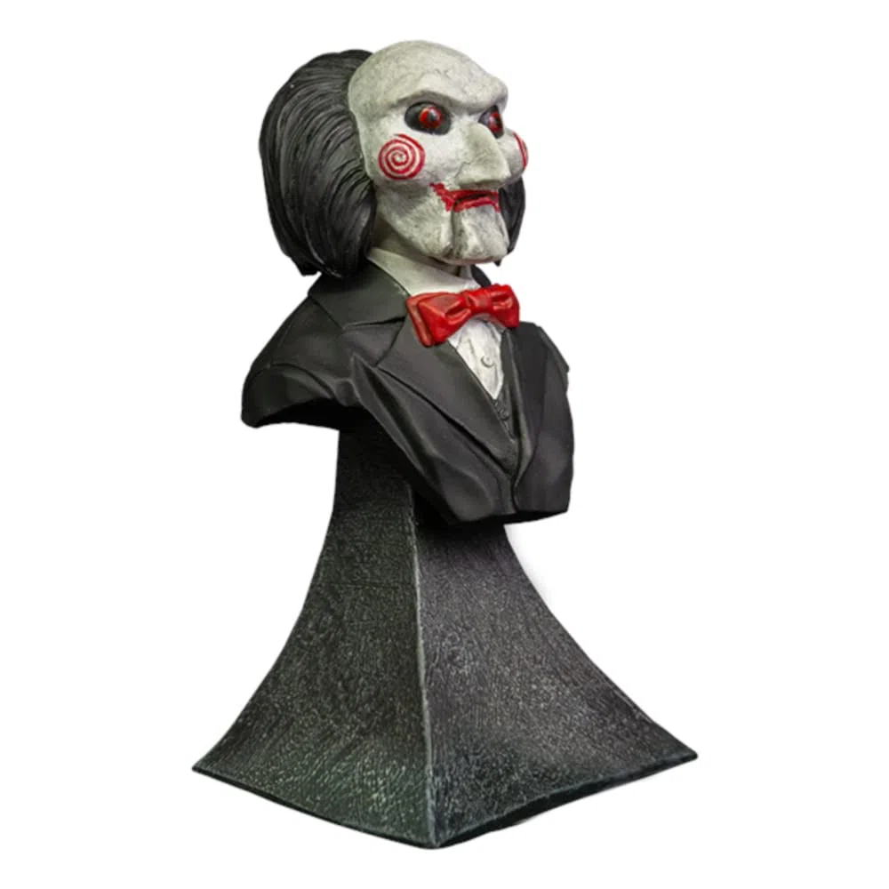 Trick Or Treat Studios Sega Mini Busto Billy Nero/Bianco/Rosso, Dipinto a Mano, 100% Poliresina, in Scatola da Collezione
