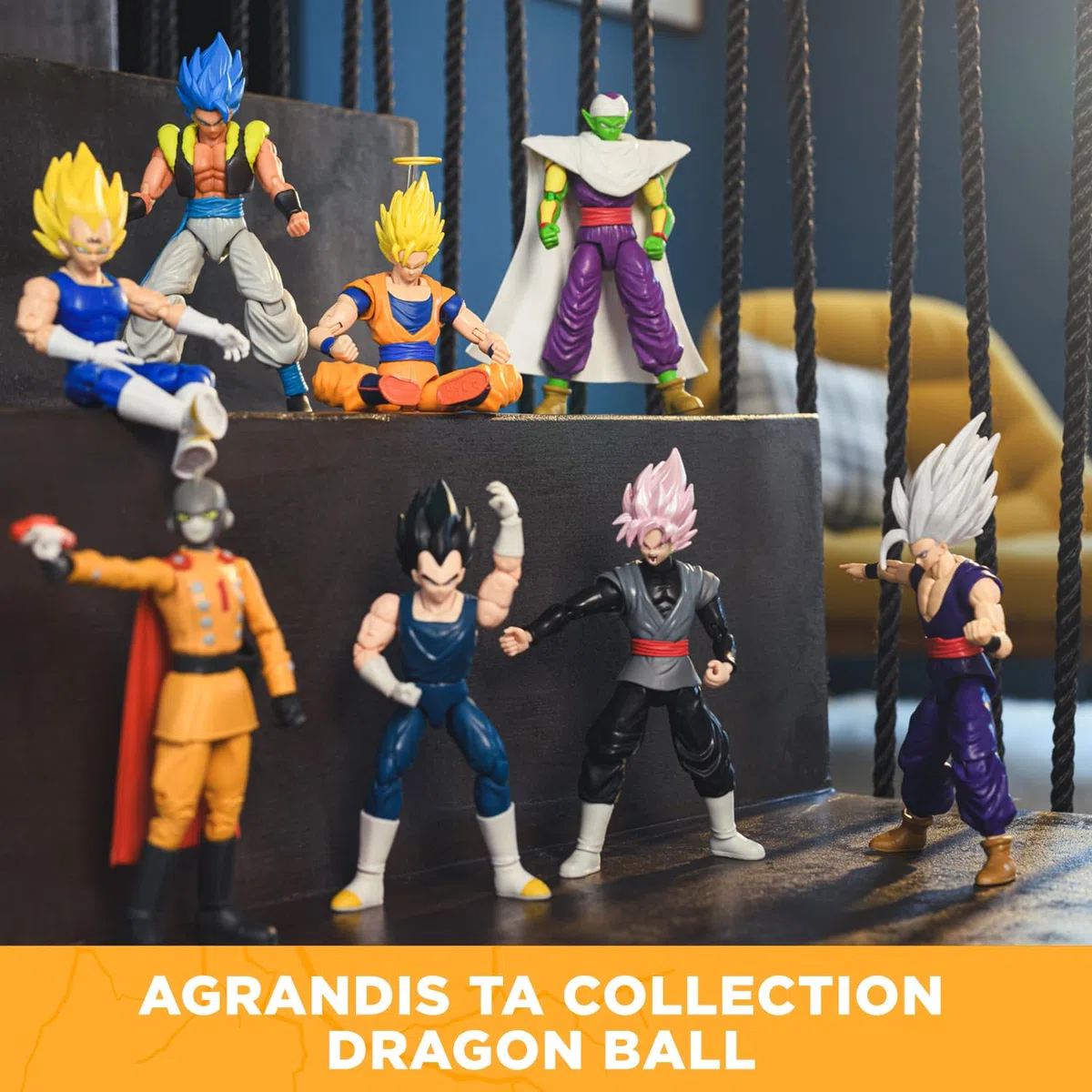 Dragon Ball Super Bandai Figura Dragon Stars 17 cm Super Saiyan Blue Goku - Licenza Ufficiale Dragon Ball - Figura articolata Goku - Giocattolo per Bambini dai 4 anni in su - Action Figure - 36780