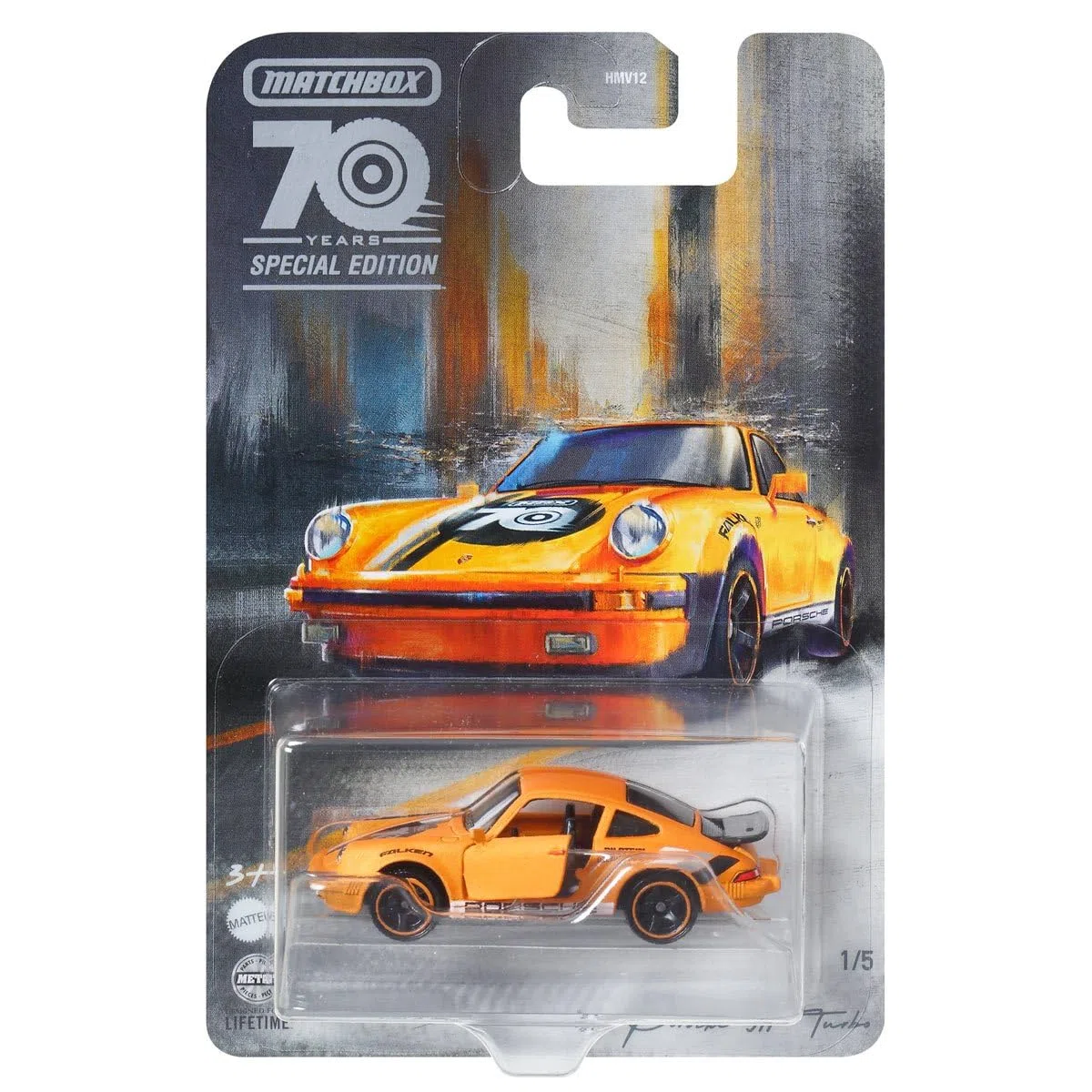 Matchbox 2023 70th Anniversary Special Edition Moving Parts Set completo con 5 veicoli pressofusi di HMV12-956A Release