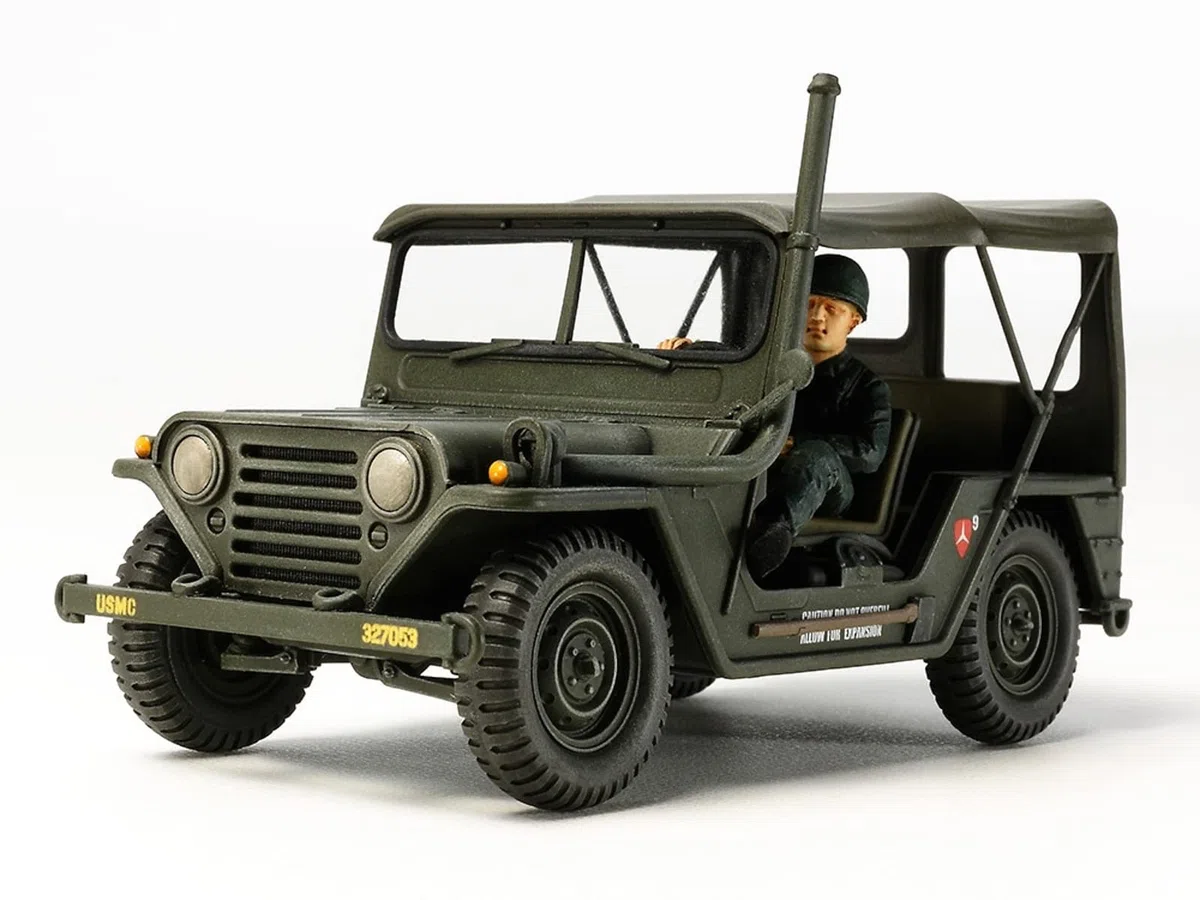 Modellino Carro Armato Us Utility Truck M151a1 Vietnam War Scala 1:35