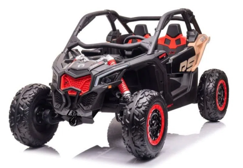 Buggy 24 V Can-Am Maverick, 4 Motori da 200 W, MP4, RC Parental (Nero)