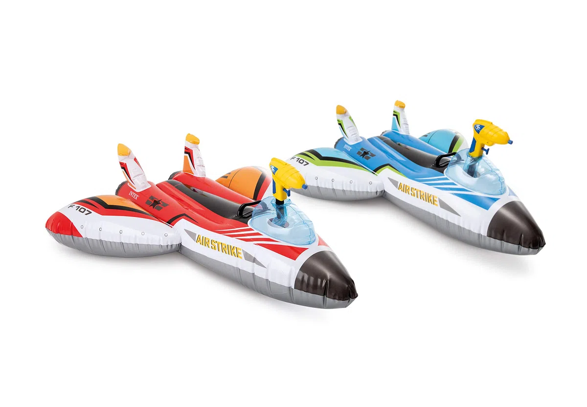 Intex Pistola ad Acqua Aereo 116,8 x 116,8 cm, per Bambini dai 3 anni in su, 1 galleggiante, colore può variare