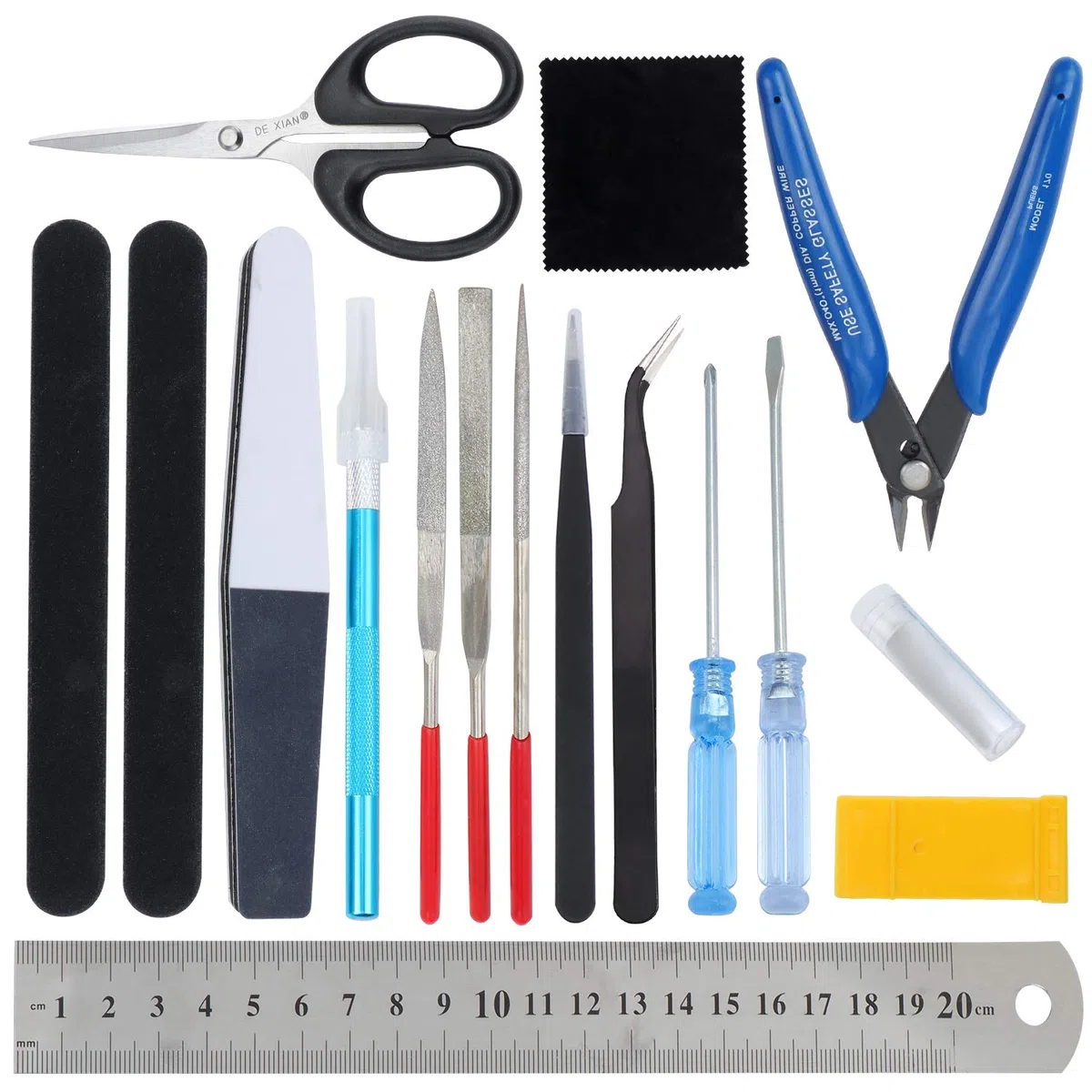 17PCS Kit di Strumenti per Modellismo Gundam, Modello Gundam Strumenti di Base, Hobby Building Craft Set per la Riparazione e Il Fissaggio di Modelli