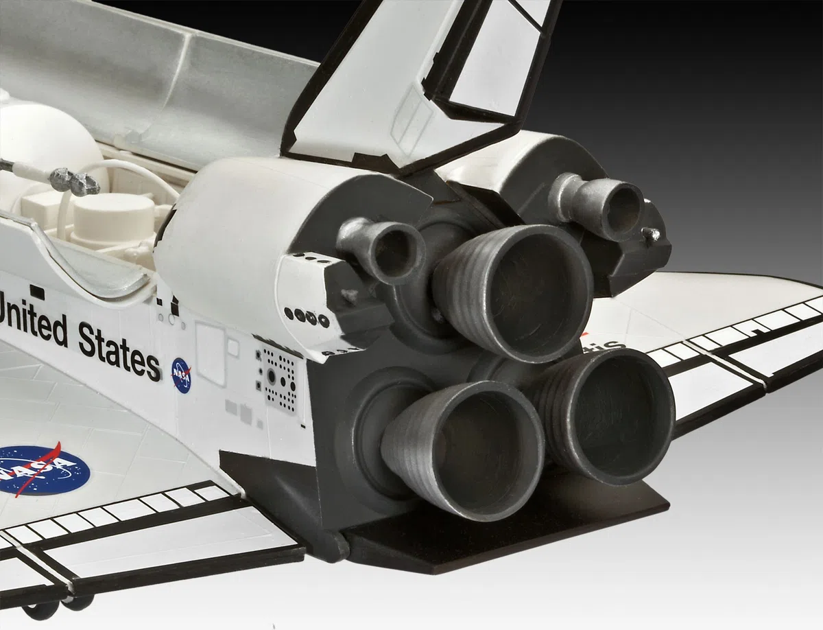 Revell 04544 - Space Shuttle Atlantis Kit di Modello in Plastica, Scala 1:144