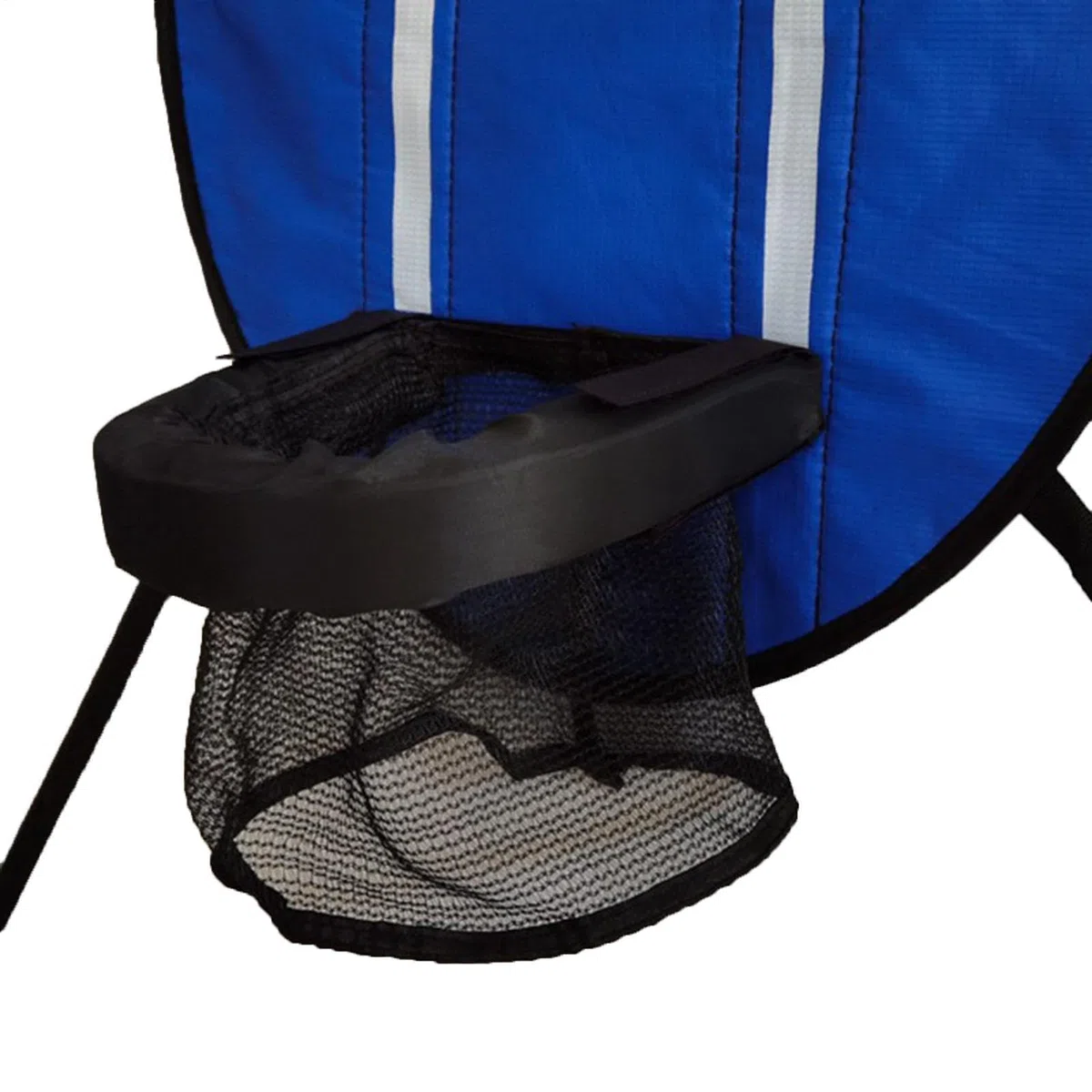 Canestro da basket per trampolino, 40 cm, regolabile, con 4 palline e pompa inclusa, telaio per trampolino, set da basket in PVC, per divertimento parco giochi per bambini, intrattenimento fitness in