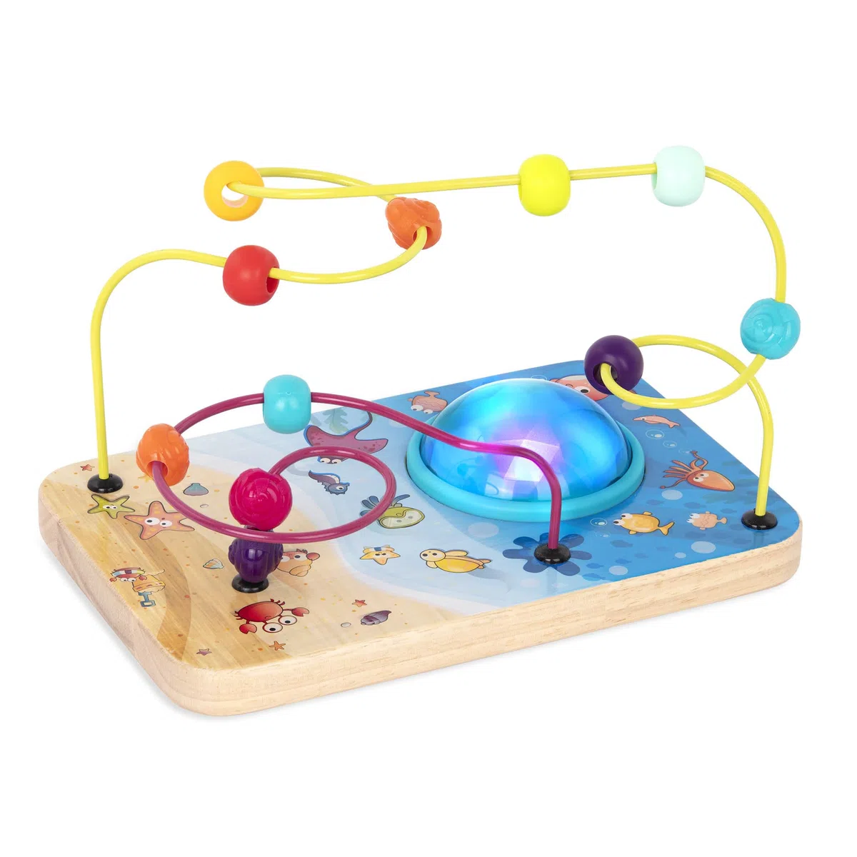 B. Toys - Mari da brivido - Labirinto di Perline - Labirinto di Fili Musicali - Suoni e luci - 12 Mesi +