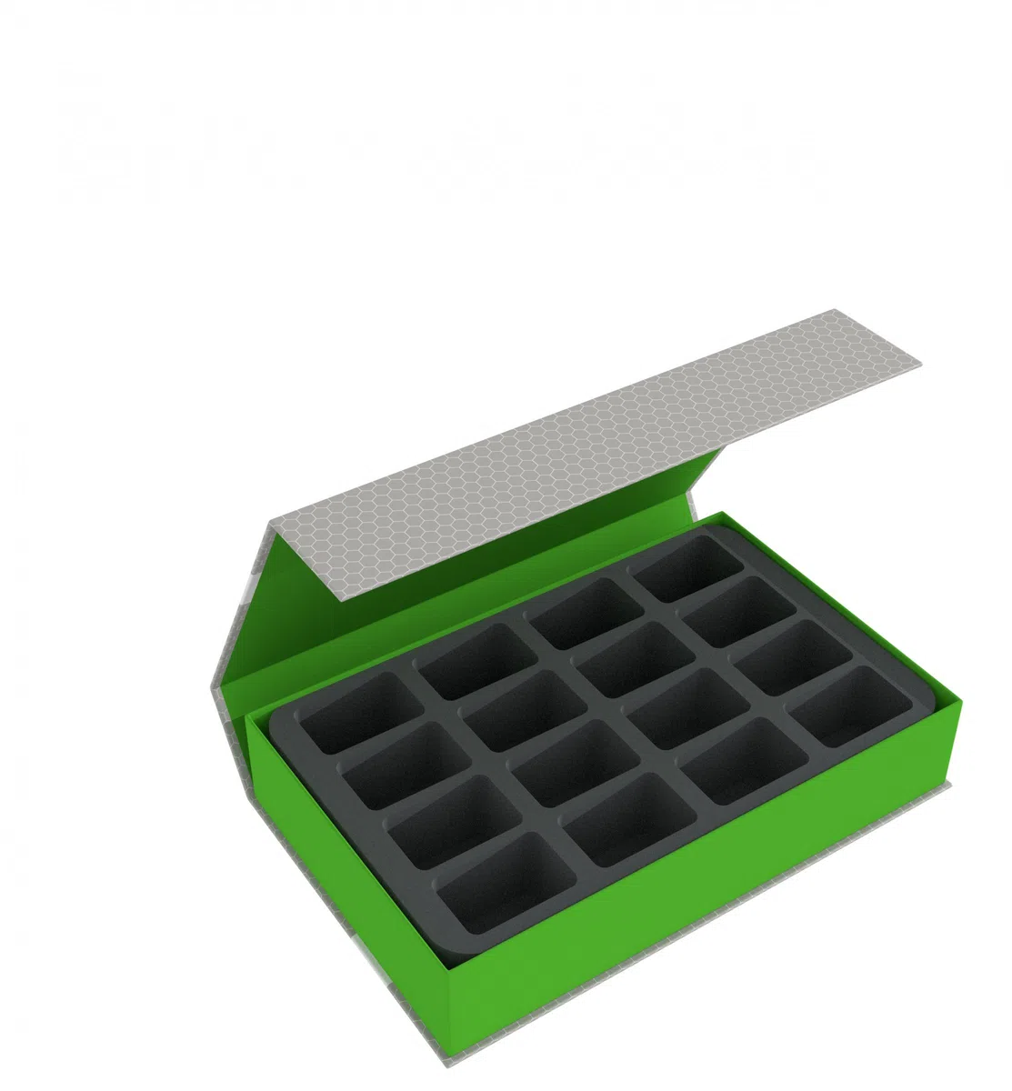 Feldherr Magnetic Box Verde Compatibile con 16 Miniature di Ciotole di Sangue - Edizione 2016