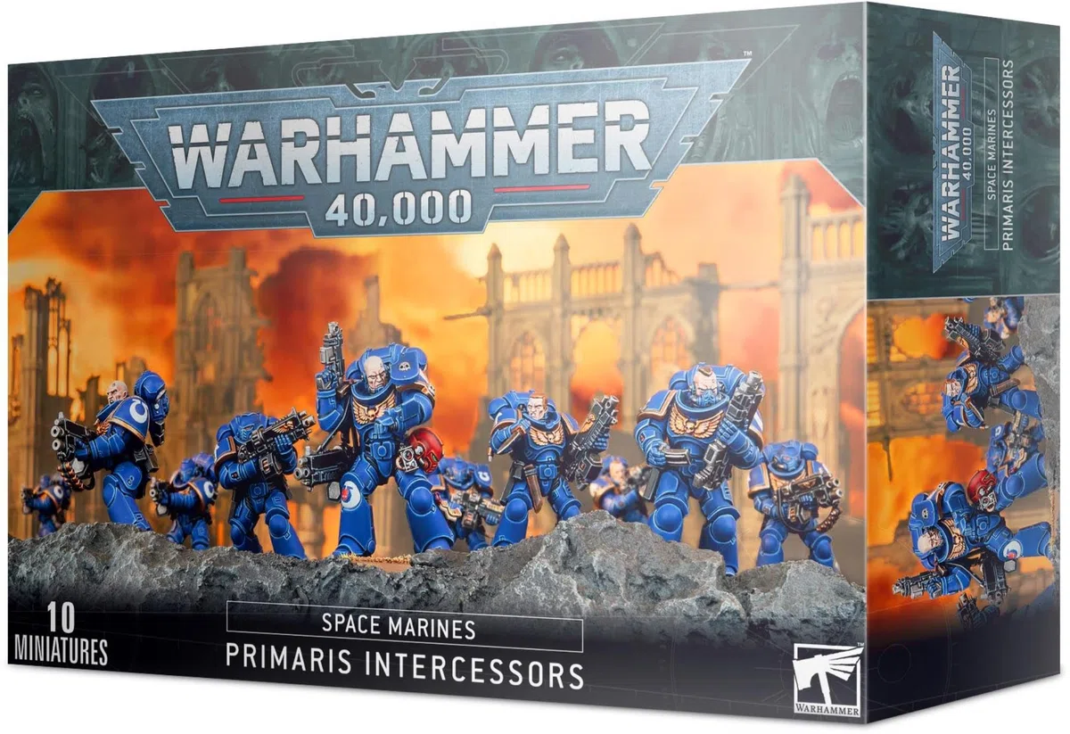 Warhammer+40k+-+Spazio+Marine+Primaris+Intercessori