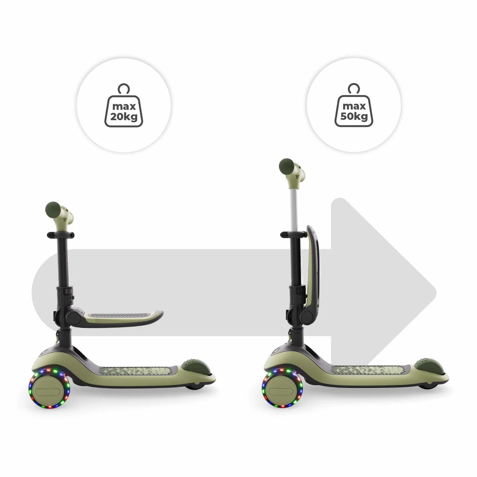 Kinderkraft HALLEY 2 Monopattino 2 in 1