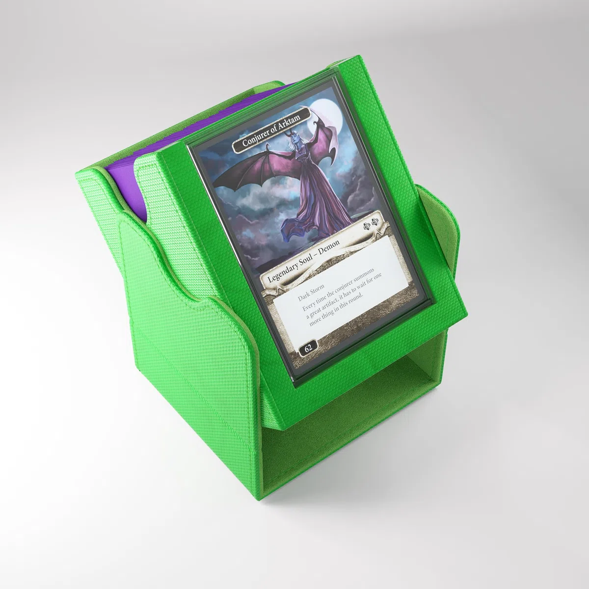 Gamegenic | Squire Plus 100+ XL Convertible Green Commander Deck Box | Porta carte