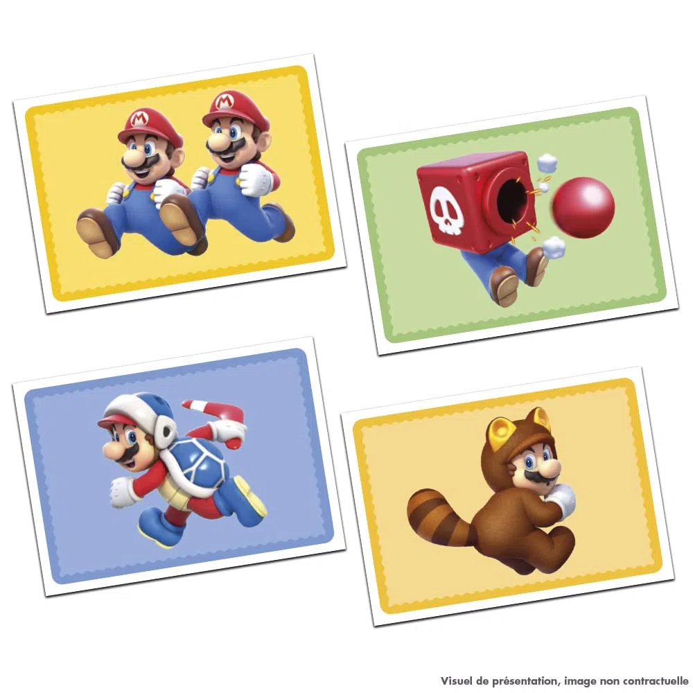 Panini Super Mario Adesivi - Cofanetto di 1 album + 15 tasche + 5 carte edizione limitata Gold, 004218MCOUAFGDC