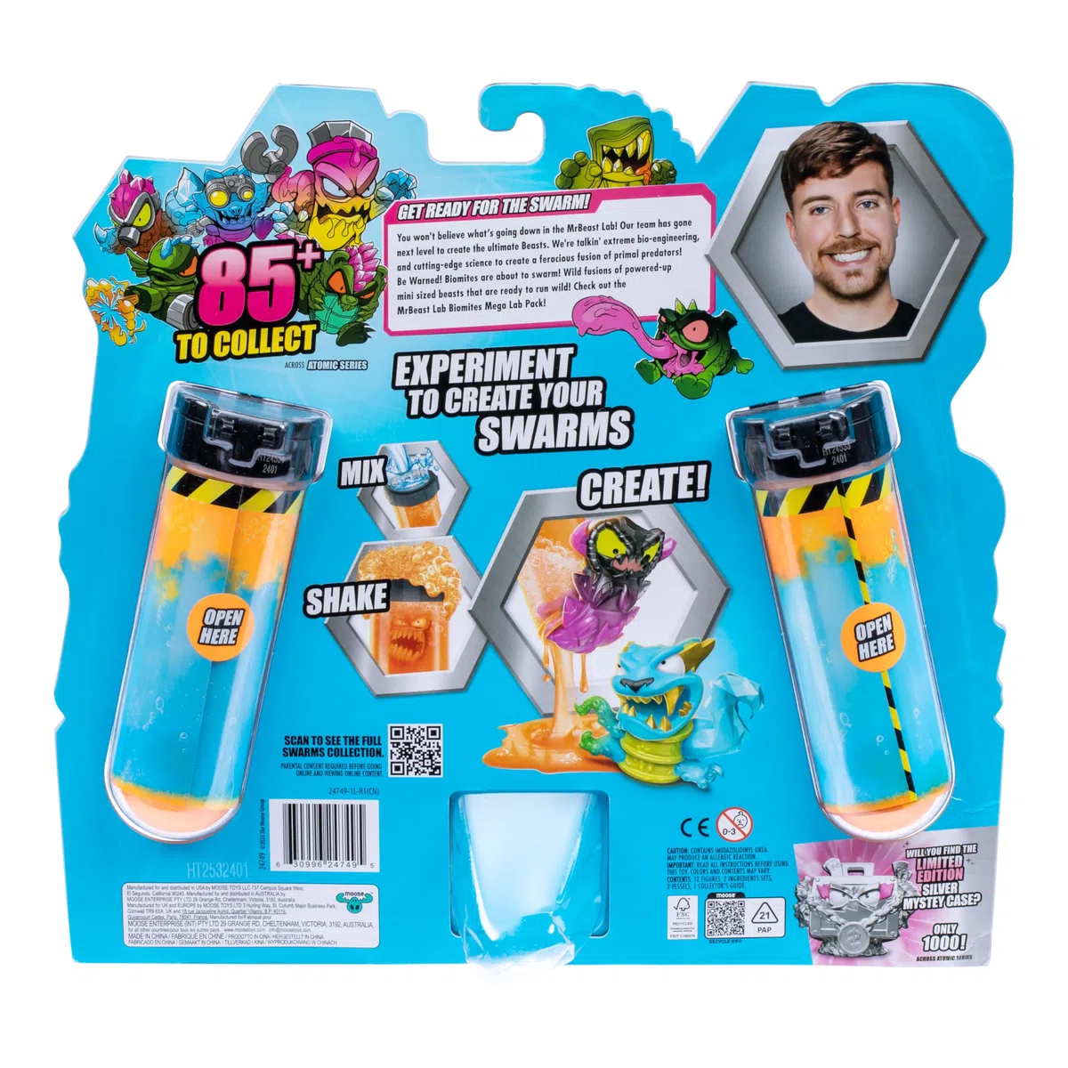 MRBEAST LAB Swarms Atomic Series - Confezione da 12 pantere notturne