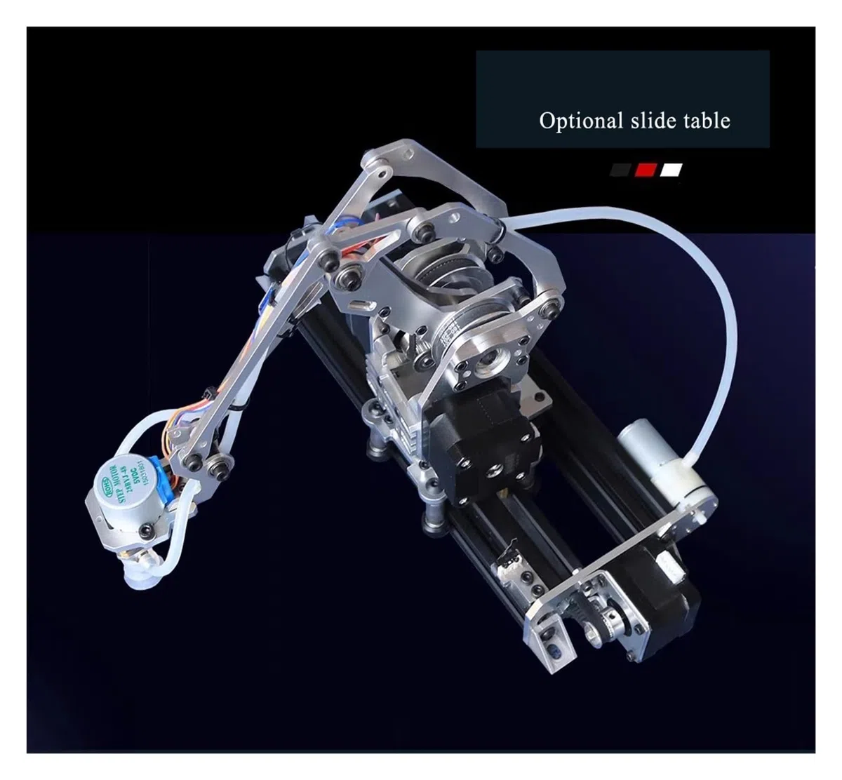 ZERVA Carica 4 braccio robot DOF con ventosa for motore passo-passo Manipolatore interamente in metallo Braccio meccanico Pinza ad artiglio (Size : Robot arm)