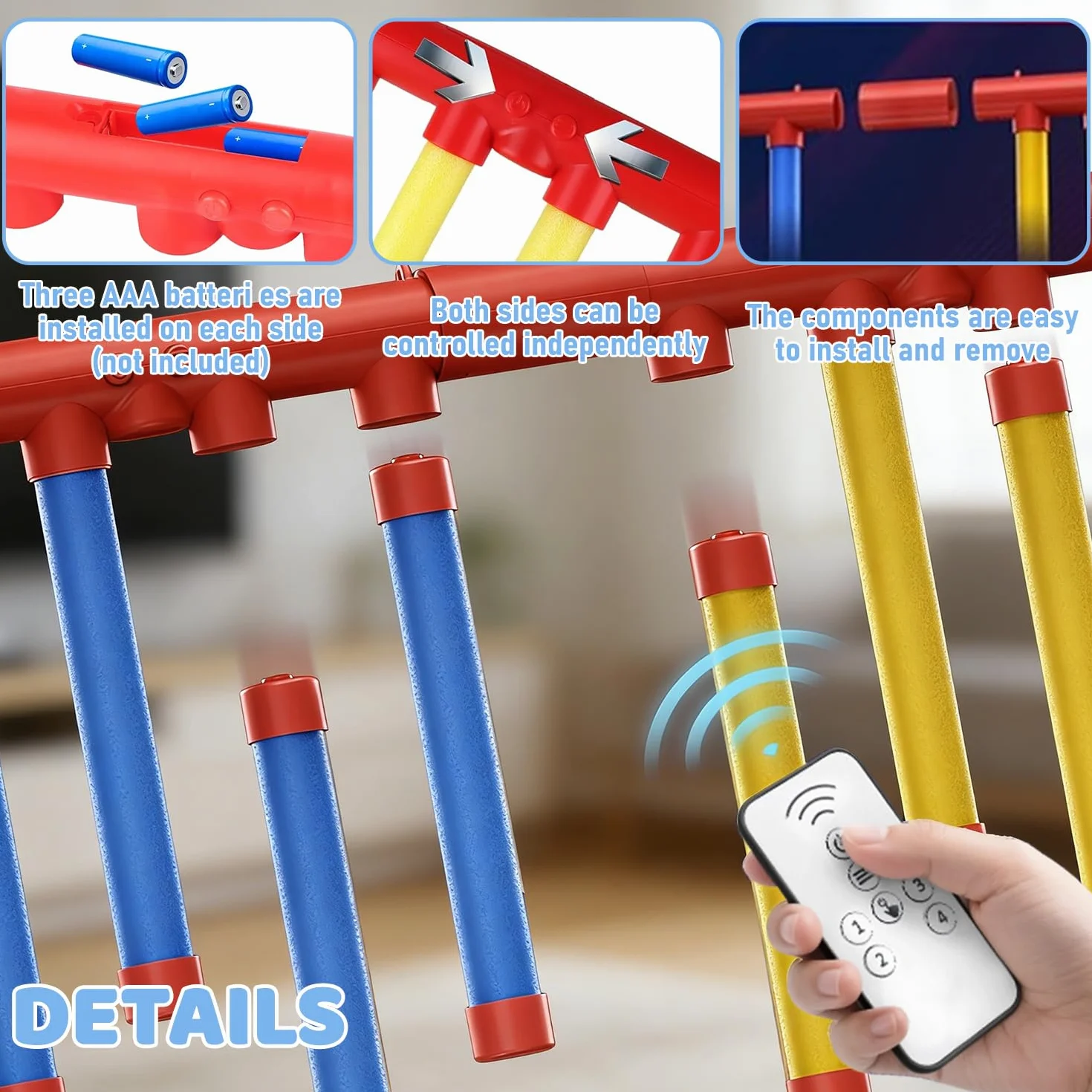 Catching Sticks Game, Divertenti Gioco Riflessi Bastoncini, Giochi di Cattura di Bastoni, 3 Falling Speeds Adjustable, Reaction Training Toy, Gioco Di Reazione Catch Sticks, per Bambini Adulti