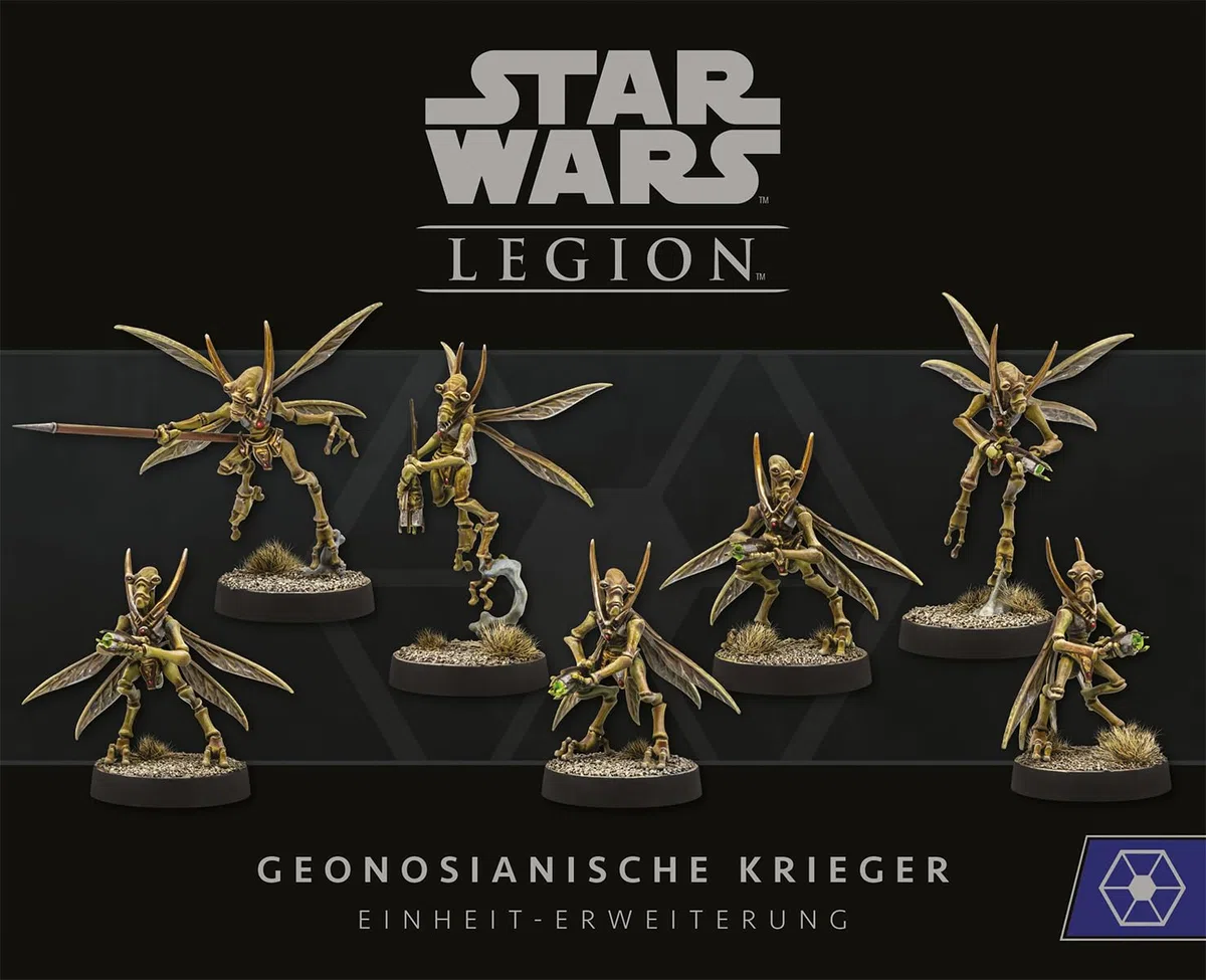 Atomic Mass Games, Star Wars: Legion – Guerriero geonosiano, Espansione unità, Tabletop, 2 giocatori, dai 14+ anni, 120-180 minuti, Tedesco