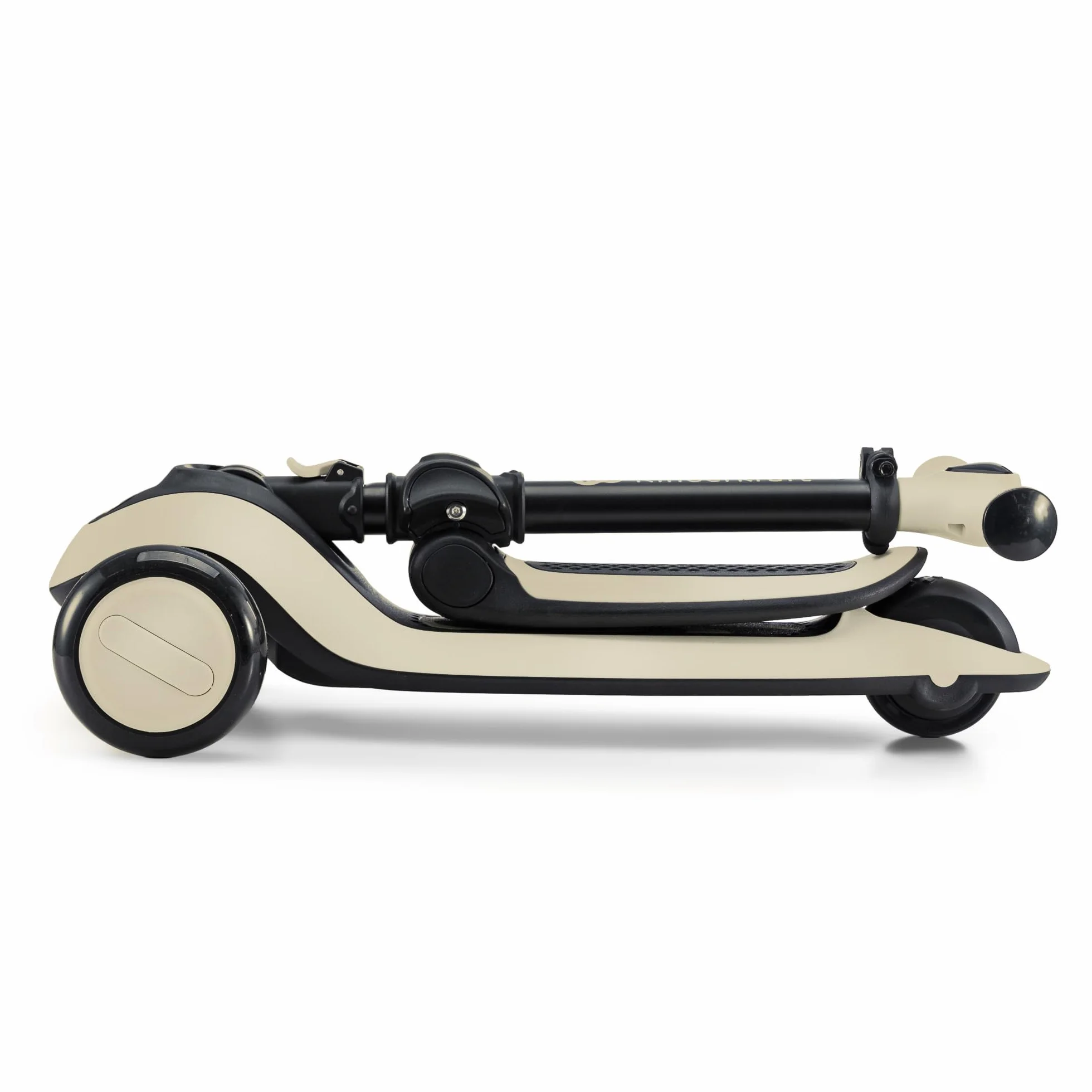 Kinderkraft HALLEY Monopattino Bambino, Triciclo bambini 1 anno, con 3 Ruote LED, Pieghevole, Manubrio regolabile in altezza, per Bambini 3-13 Anni, Carico Massimo 50 kg, Bianco
