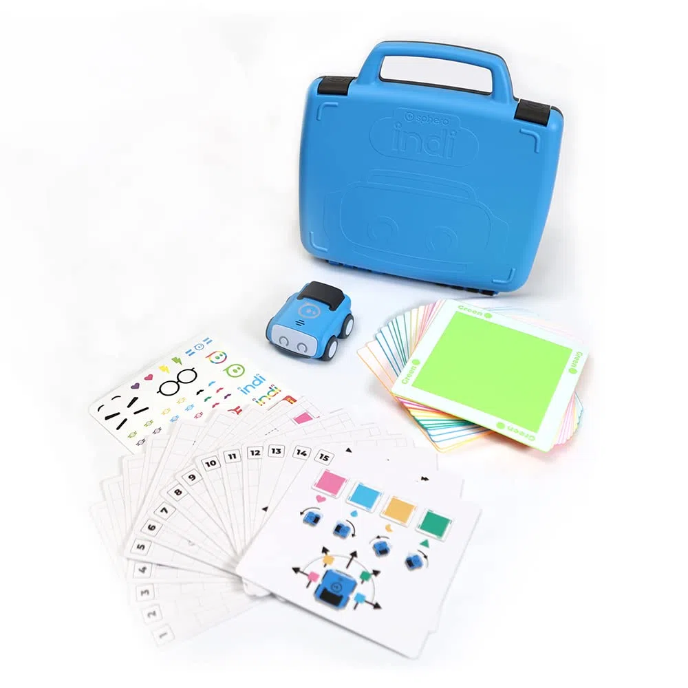 Sphero indi Student Kit - Robot programmabile per bambini, codifica e robotica con curriculum STEAM, apprendimento controllato da app e gioco interattivo