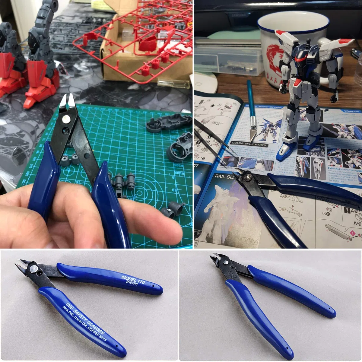 HSEAMALL 26PCS Modeler Strumenti di base Gundam Model Assemble Tools Kit Hobby Building Craft Set
