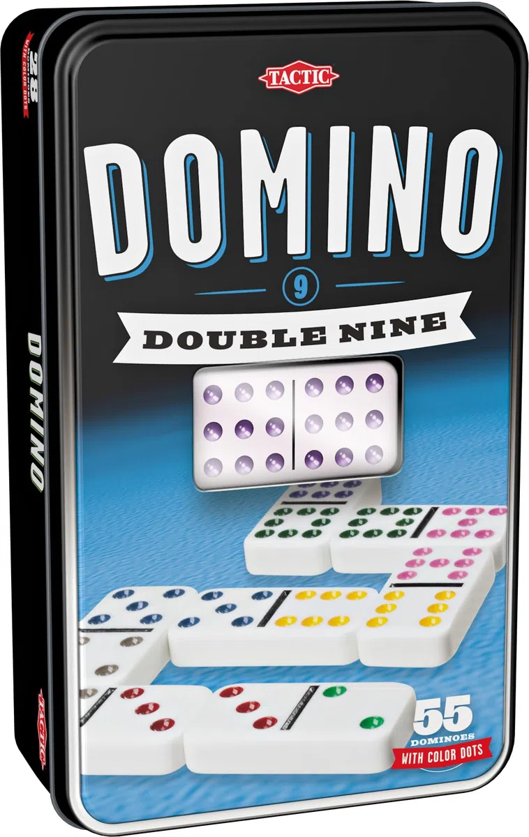 Scatola di Domino Double 9", Versione Inglese