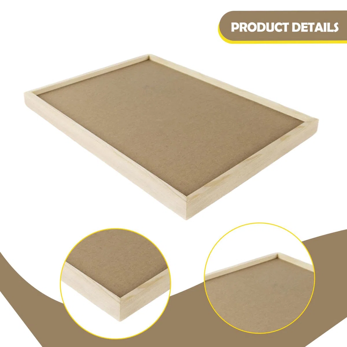 Base per Diorama in Legno di faggio, Piattaforma per modellismo, assemblaggio per progetti espositivi, Forniture per Miniature, Vassoio per Tavolo da, 21 Cmx29.7 Cm