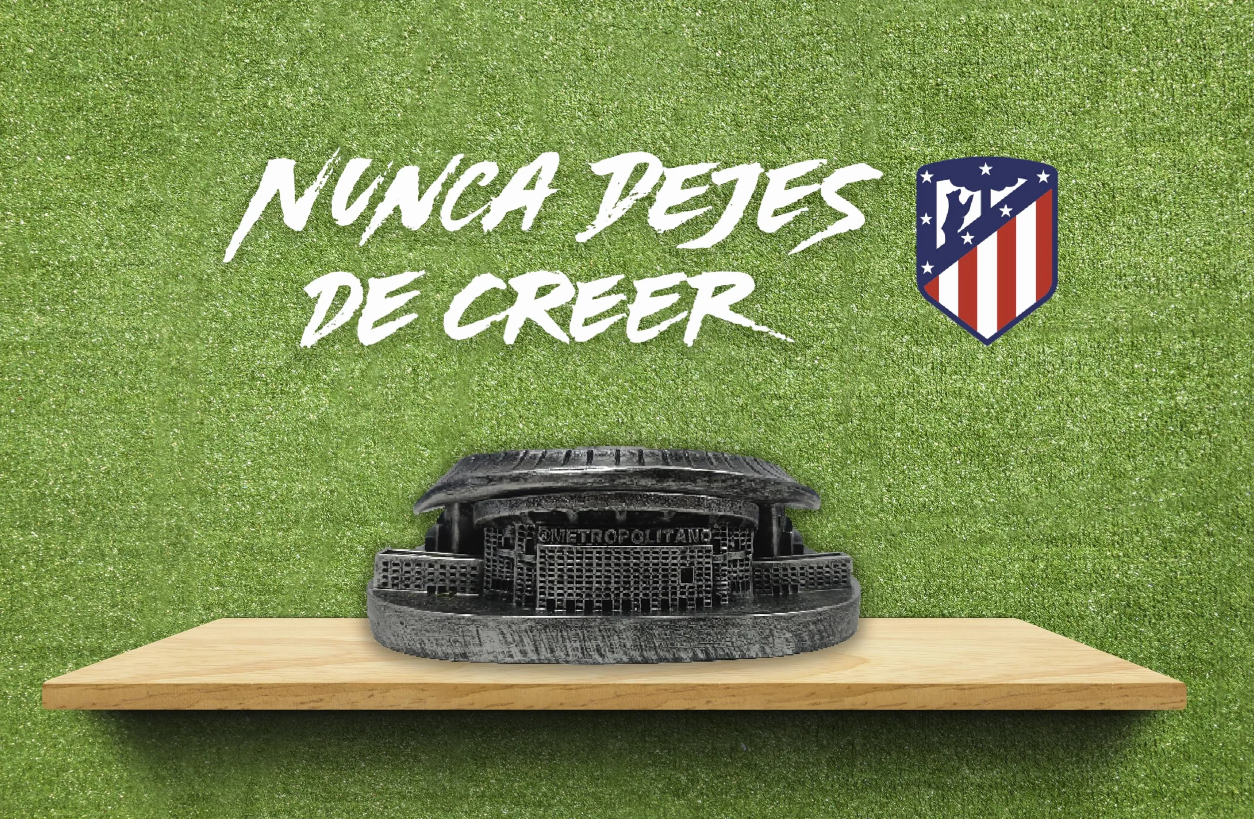 CYPBRANDS Atletico de Madrid Modello in Resina del Wanda Metropolitano (Marchi CyP)
