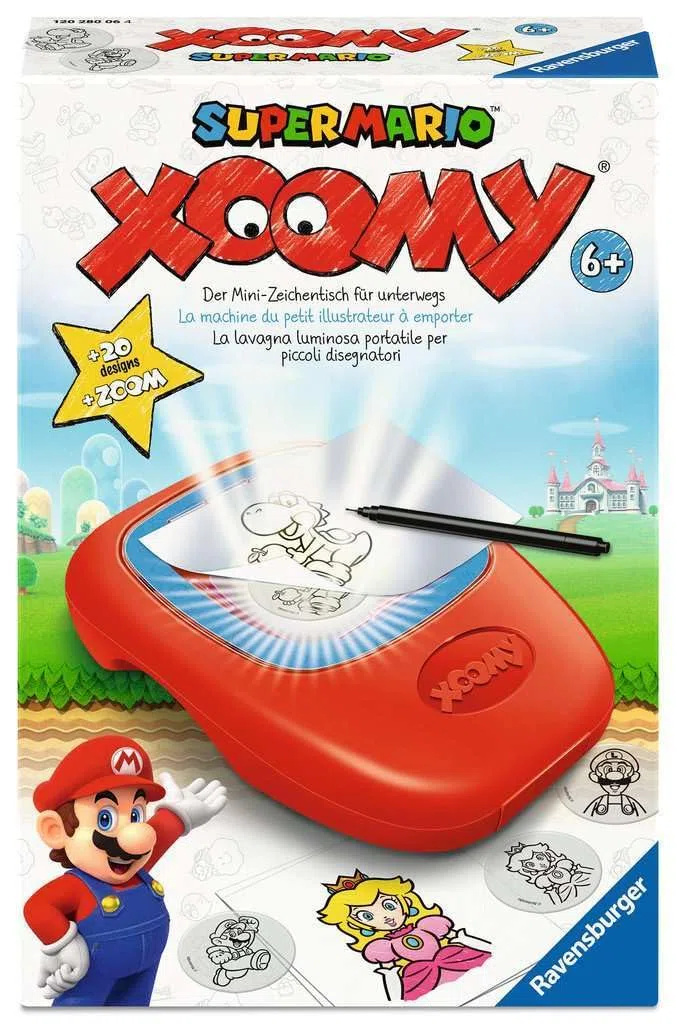 Ravensburger Xoomy Midi Super Mario 12028006 - Motivi alla moda per imparare a disegnare, disegno creativo e pittura per bambini dai 6 anni in su