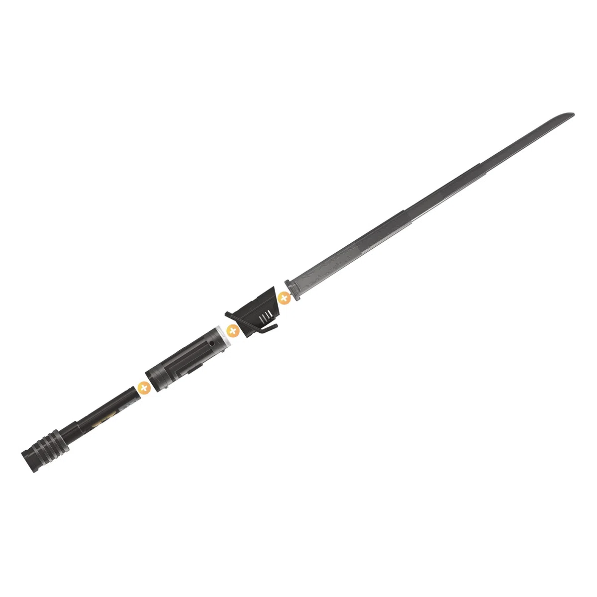 Star Wars Hasbro Lightsaber Forge, Spada Laser Giocattolo Darksaber Nera, Allungabile ed Elettronica, per Roleplay Personalizzabile