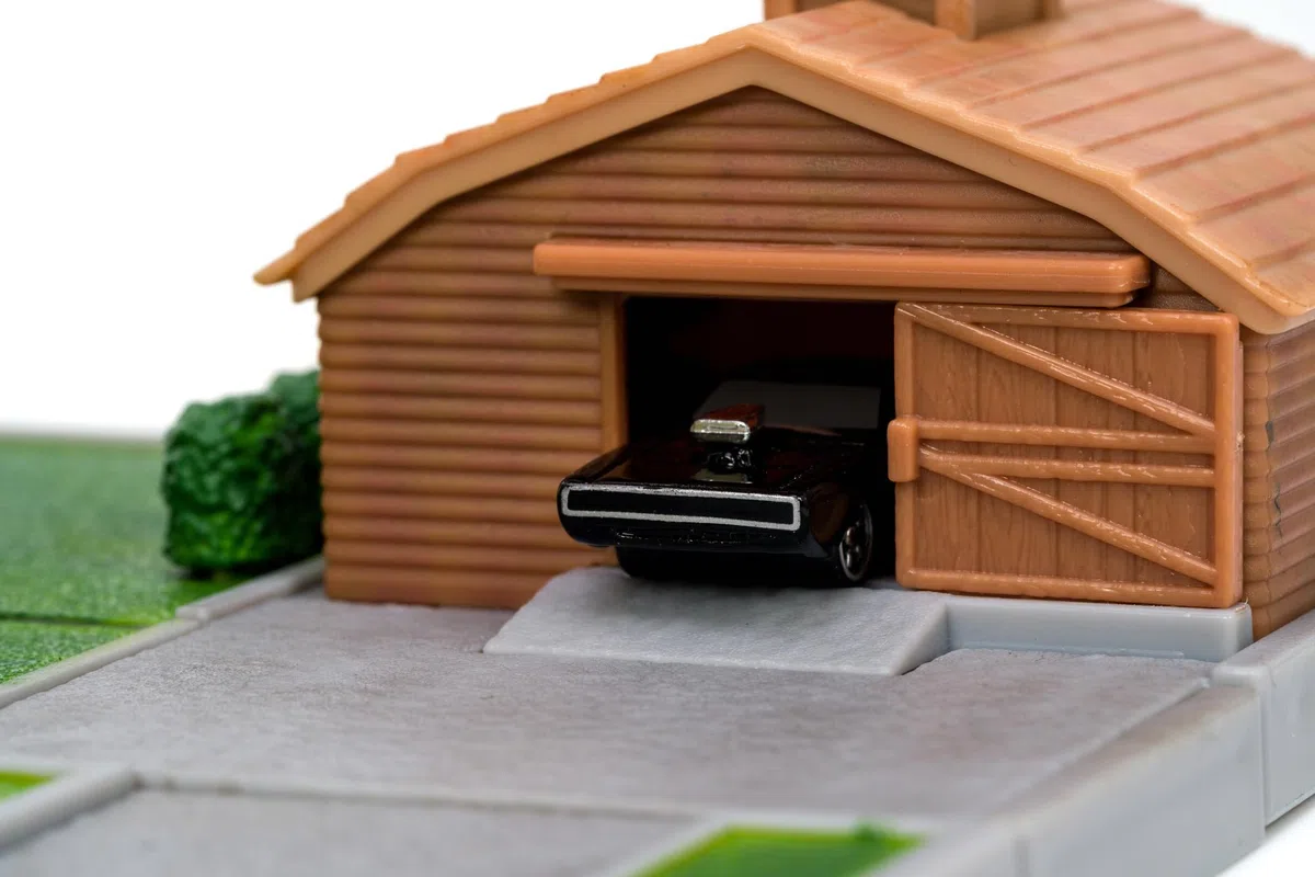Jada -Casa Garage di Toretto Fast & Furious, Playset Diorama, Include due Nano Veicoli, Collezionismo (253203081)