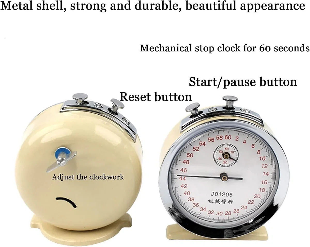 Cronometro meccanico Cronometri Timing Clock Insegnamento Fisica Utilizzato nelle Scuole Superiori Fisica Esperimento Attrezzature Strumento di Apprendimento