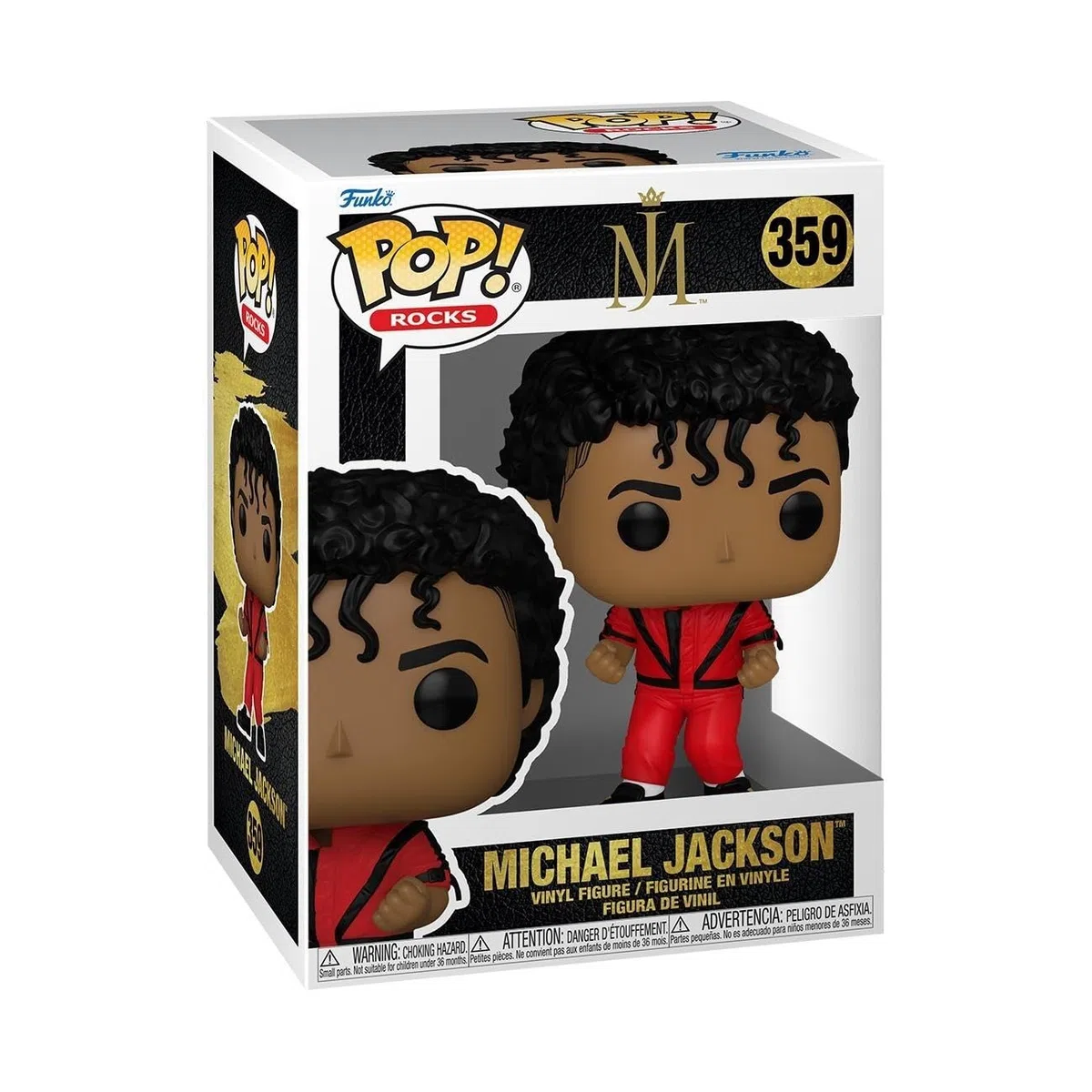 Funko Pop! Rocks: Michael Jackson - (Thriller) - Figura in Vinile da Collezione - Idea Regalo - Merchandising Ufficiale - Giocattoli per Bambini e Adulti - Music Fans - Figura per i Collezionisti
