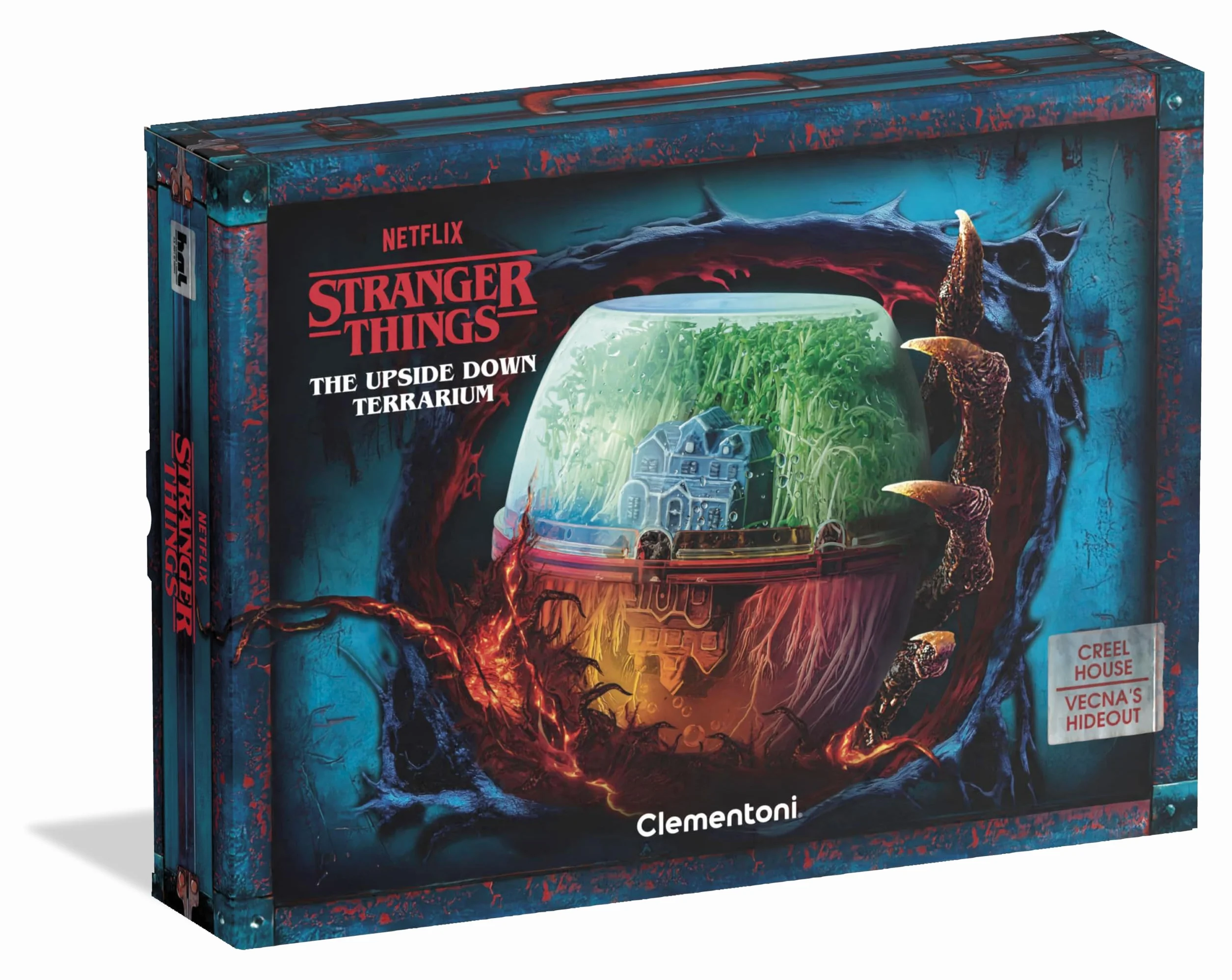 Stranger Things - Terrario - Clementoni - Casa della Creazione di Vecna e il Mondo Sottosopra - Da 8 anni
