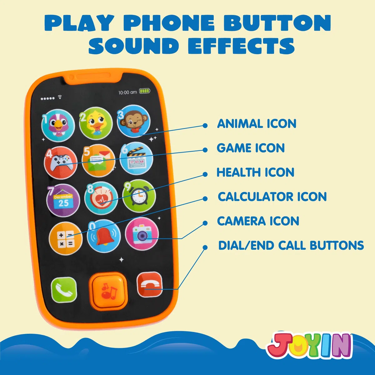 JOYIN Pacchetto Telefono e Telecomando per l'apprendimento con Musica, Divertimento, Giocattoli per Smartphone per Neonati, Bambini, Ragazzi o Ragazze, Regali di Compleanno, Regali di Calza Natalizia