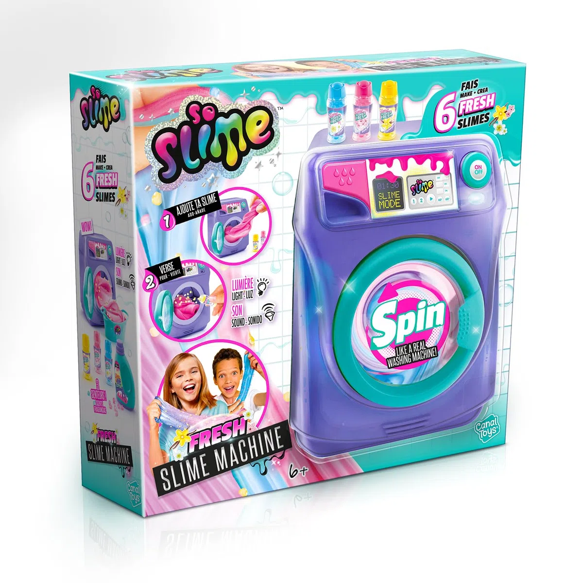 Canal Toys -La lavatrice di Slime-So Fresh-SSC 244, Viola