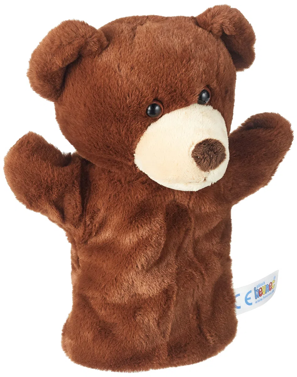 Heunec 393875 - Bambola giocattolo a forma di orso, colore: Marrone