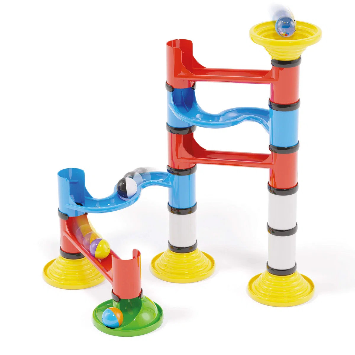 Quercetti 6506 Migoga Junior, Pista per Biglie Steam Toy Prima Infanzia