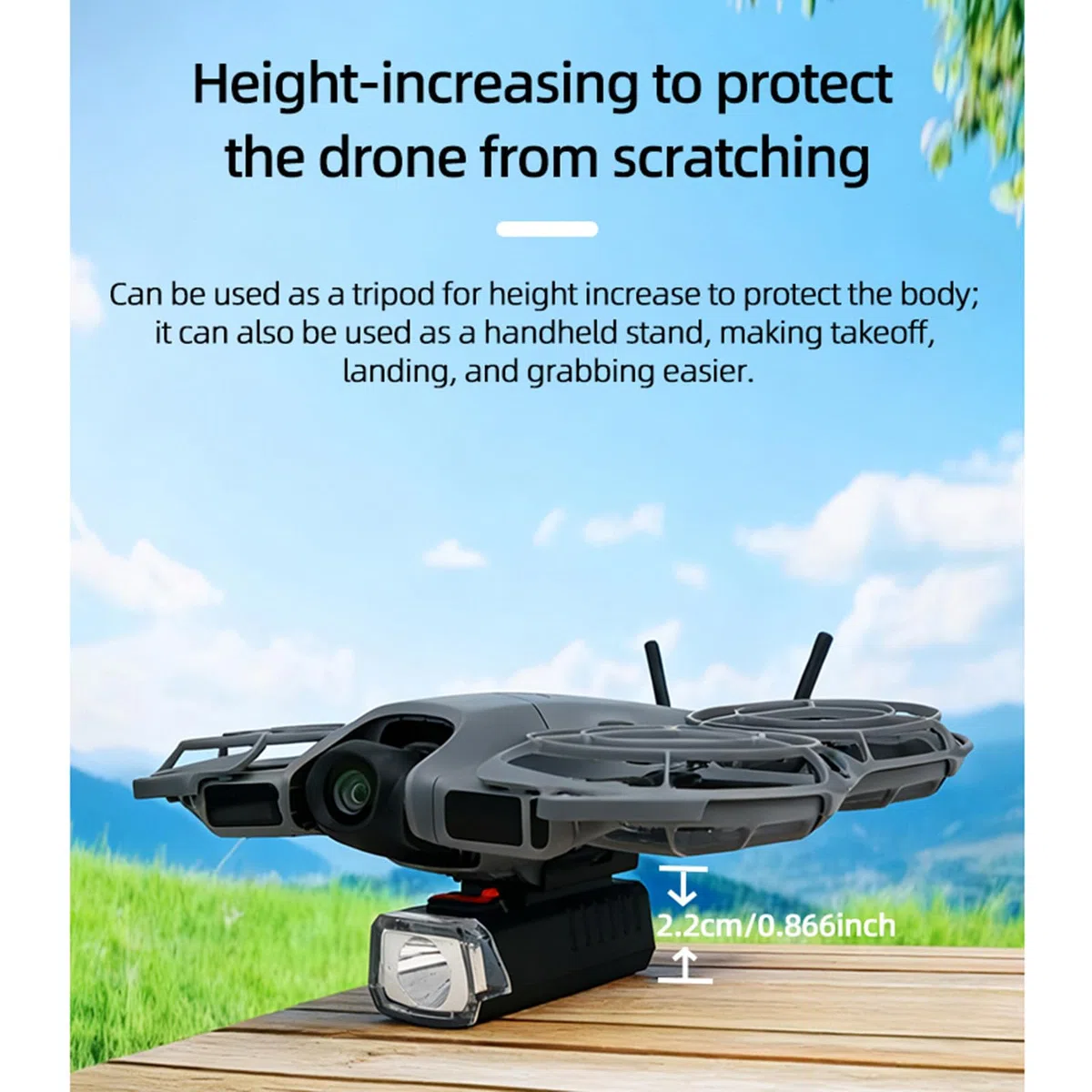 NEO2 Luce per volo notturno del drone per DJI NEO 2 Proiettori ricaricabili a modalità multiple, luce di riempimento notturna ad alta luminosità, luce stroboscopica LED, illuminazione da faro