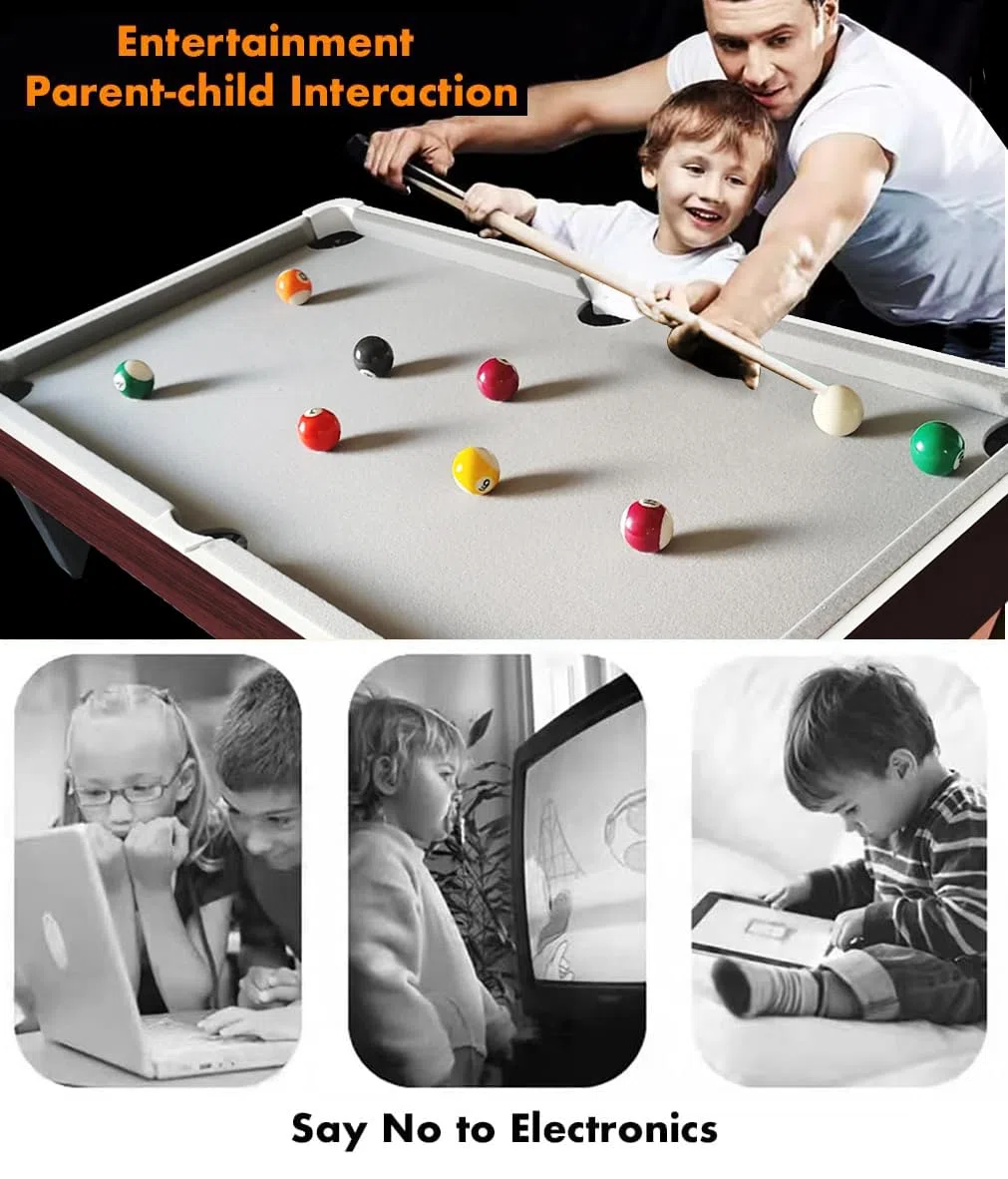OYE Mini tavolo da biliardo da 40 pollici, mini tavolo da biliardo con accessori completi, dimensioni 102 x 51 x 23 cm, per bambini e adulti